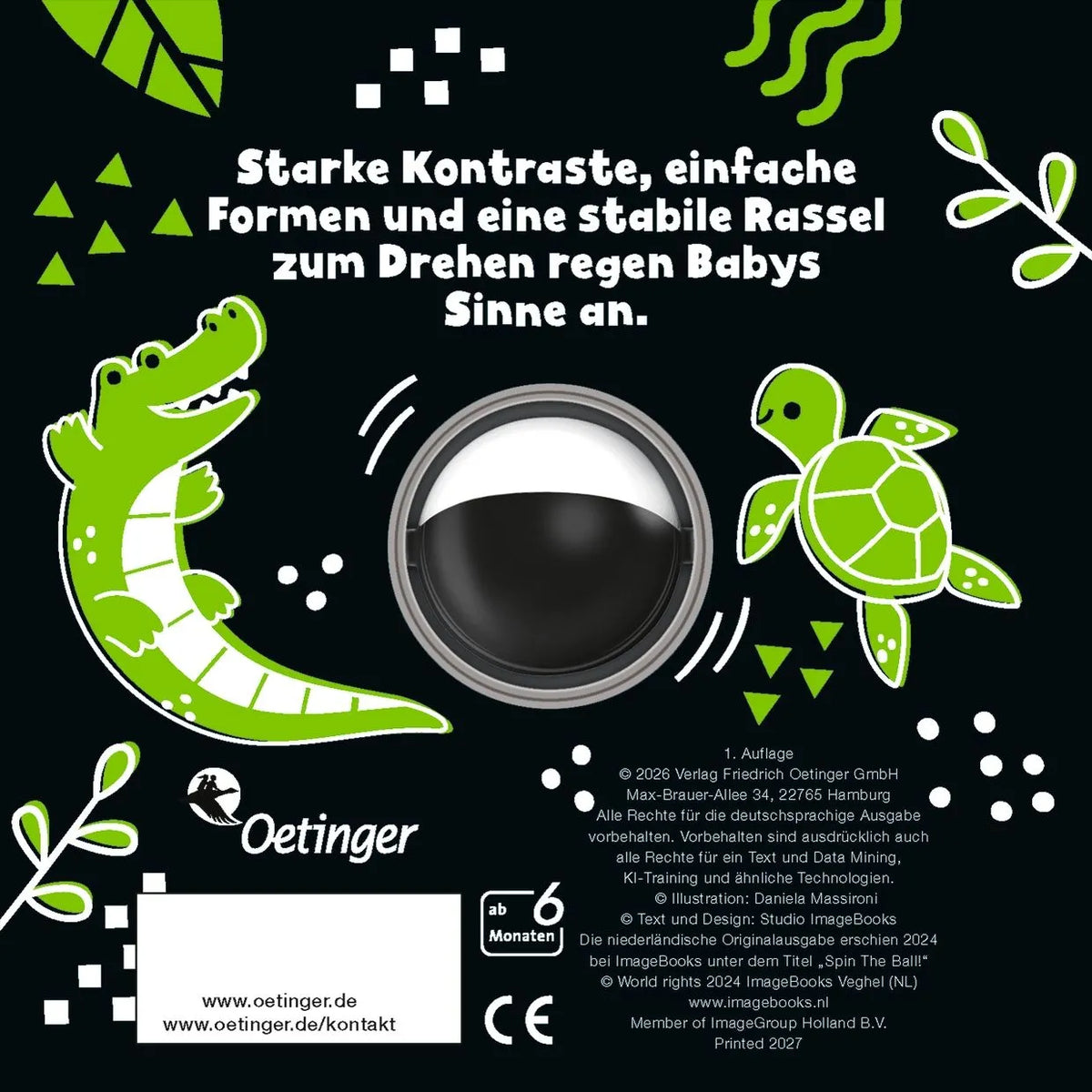 Rückseite: Mein grünes Kuller-Kontrastbuch (Hardcover)