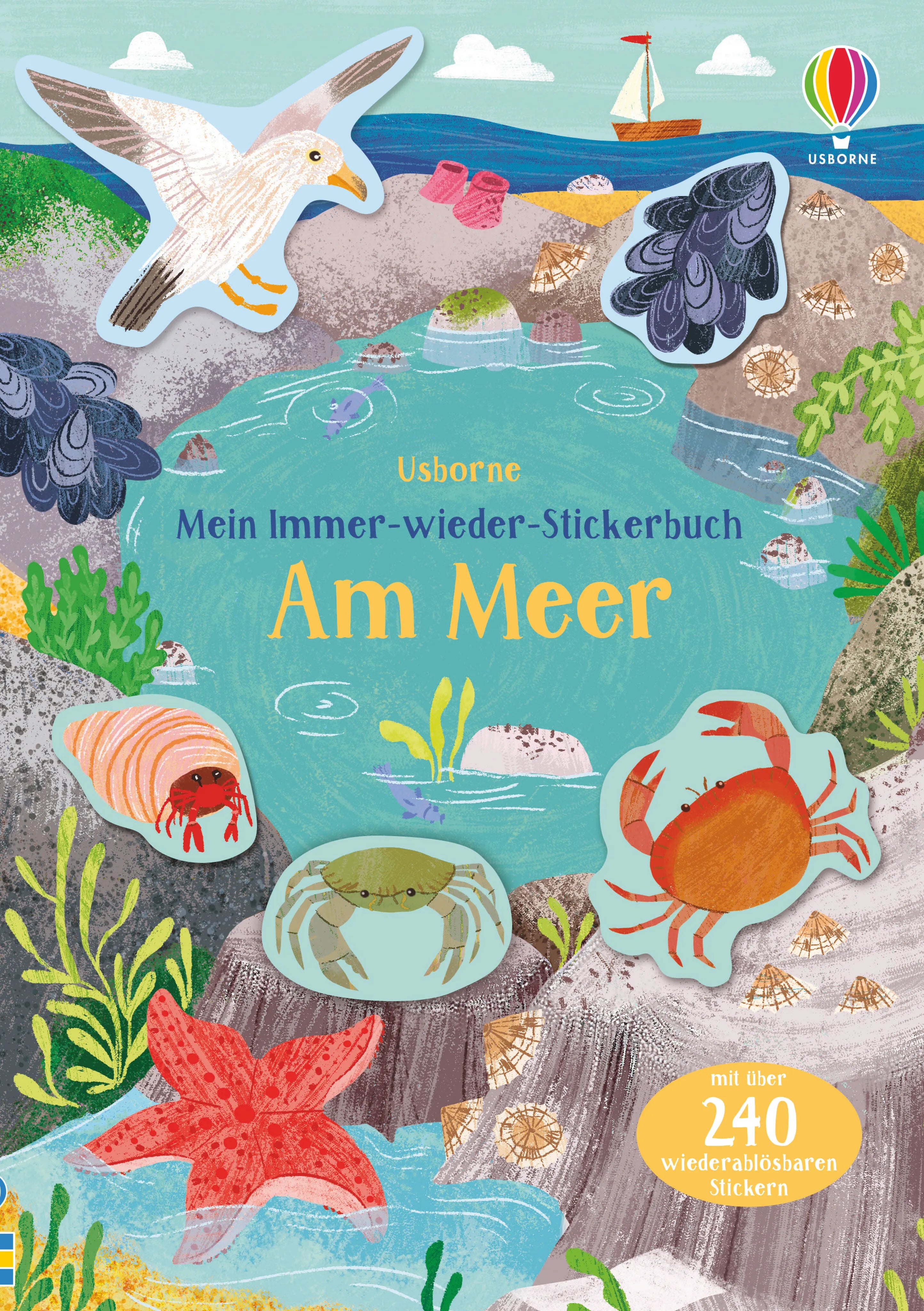Buchcover von 'Mein Immer-wieder-Stickerbuch: Am Meer' - Taschenbuch von Jessica Greenwell