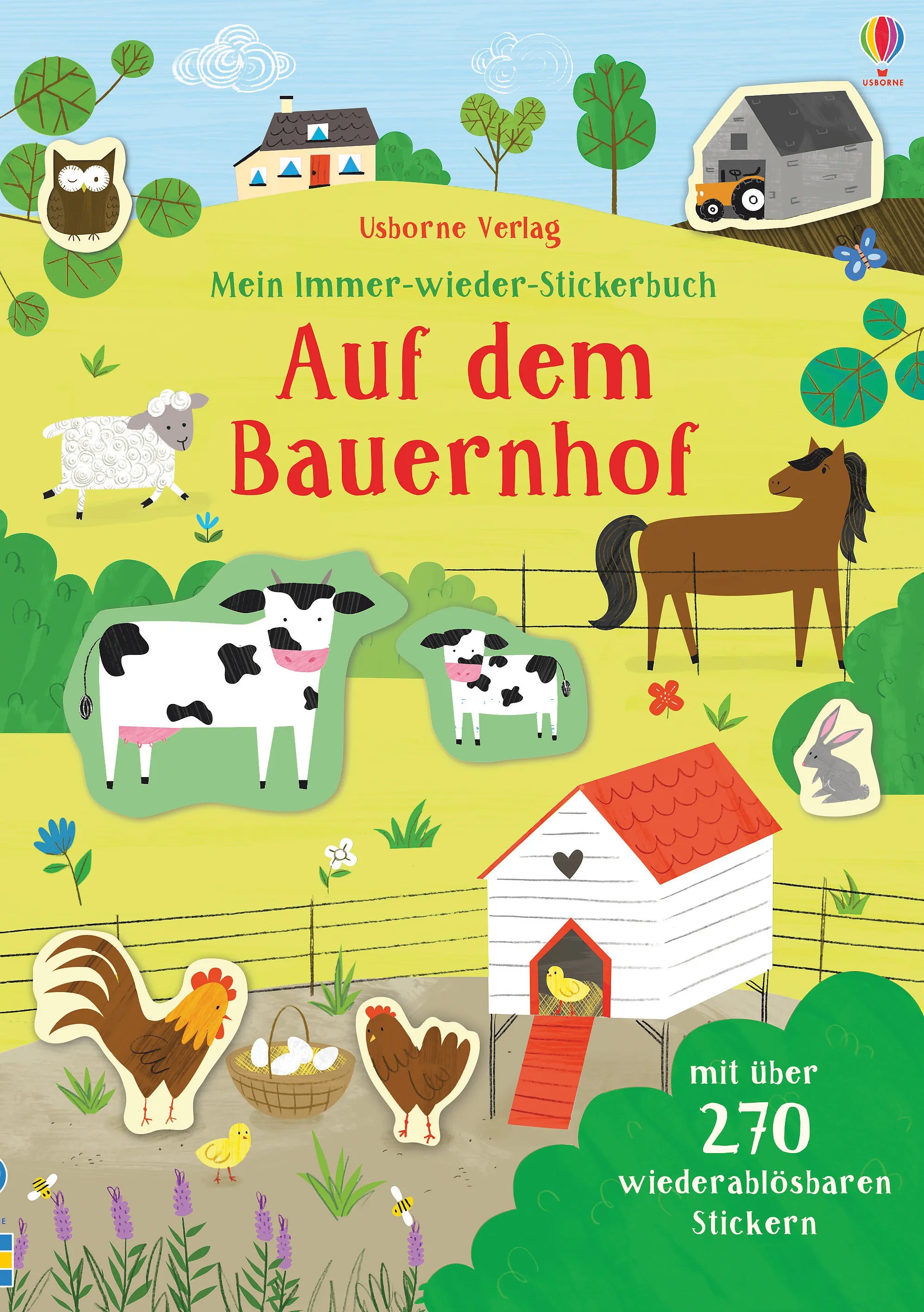 Buchcover von 'Mein Immer-wieder-Stickerbuch: Auf dem Bauernhof' - Taschenbuch von Jessica Greenwell