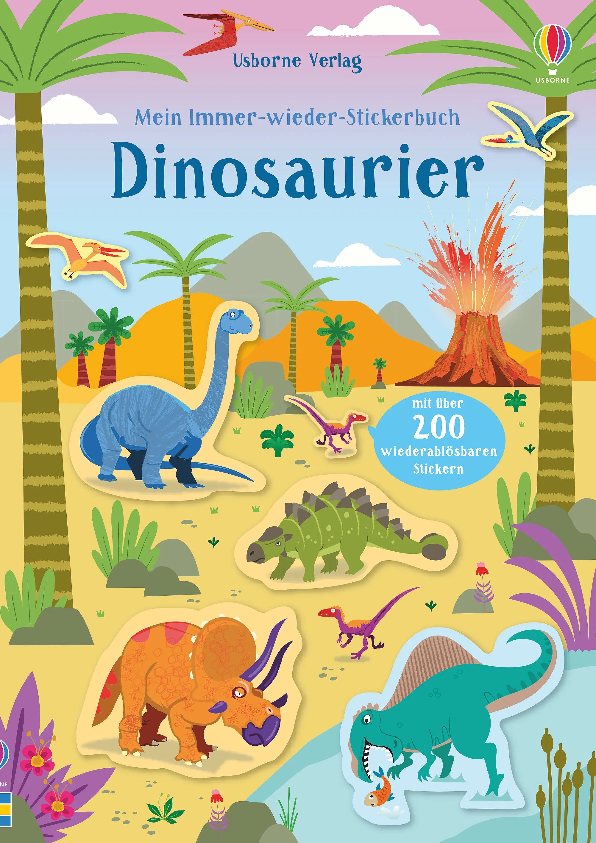 Buchcover von 'Mein Immer-wieder-Stickerbuch: Dinosaurier' - Taschenbuch von Kirsteen Robson