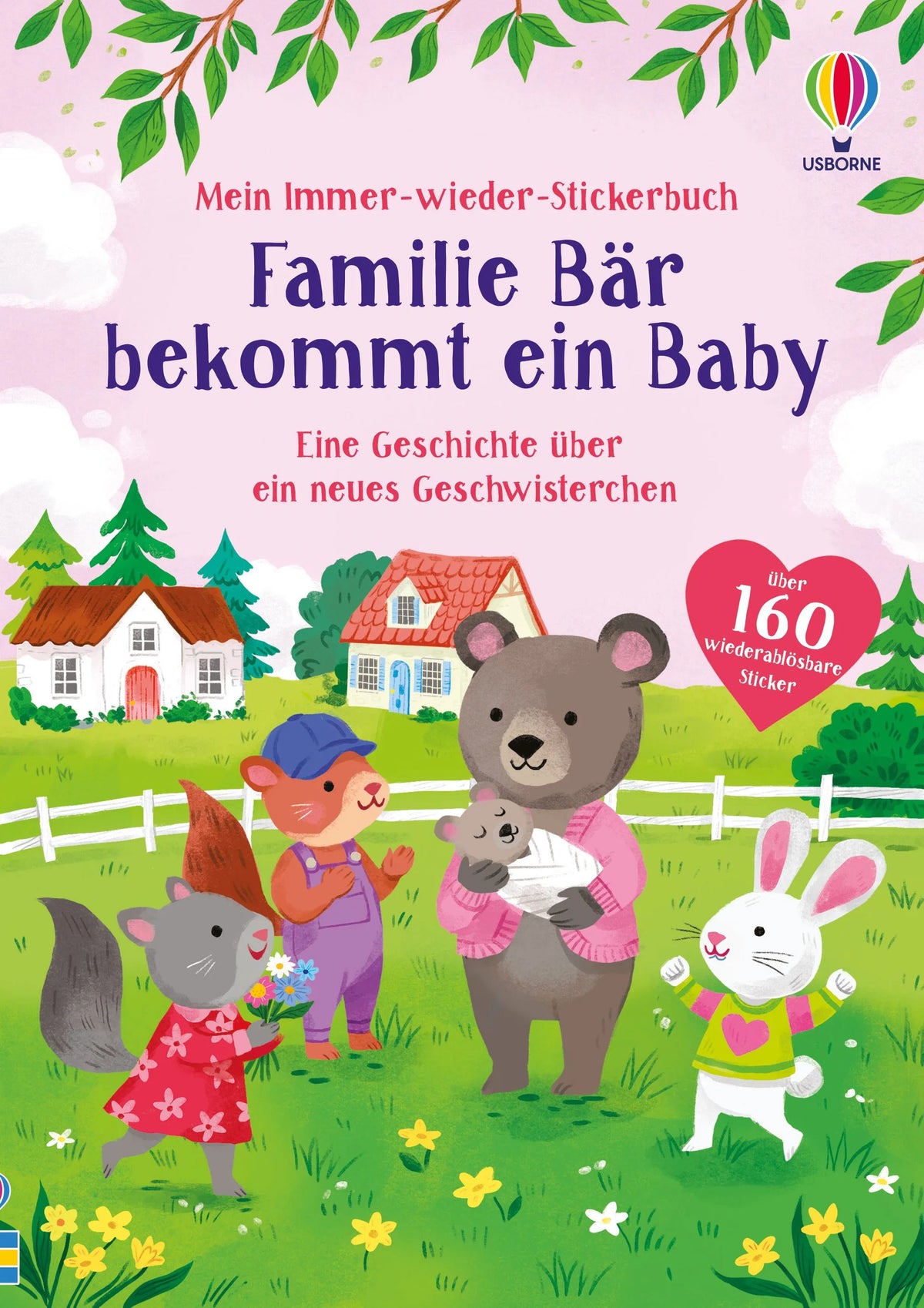 Cover: Mein Immer-wieder-Stickerbuch: Familie Bär bekommt ein Baby (Taschenbuch) von Holly Bathie