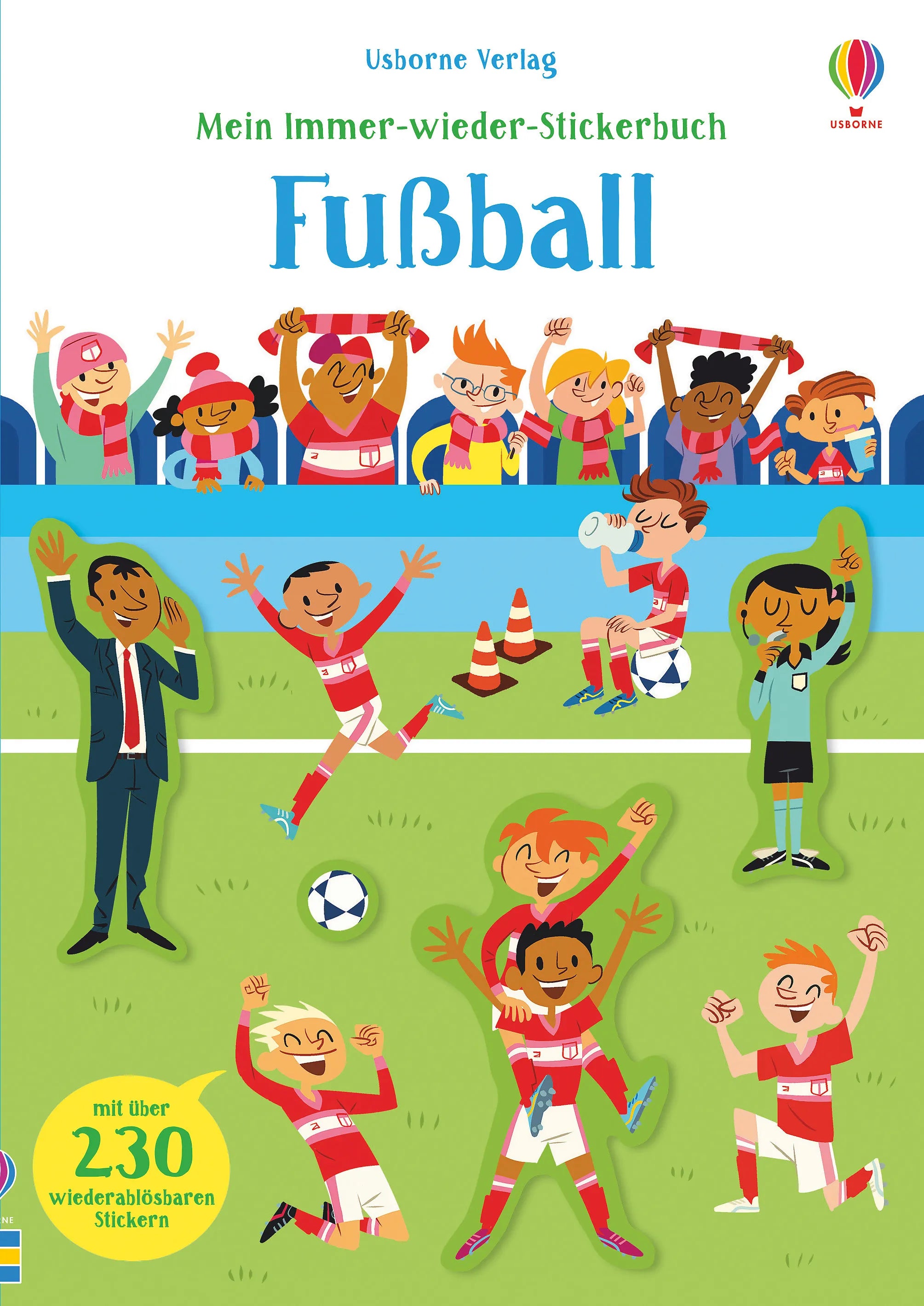 Buchcover von 'Mein Immer-wieder-Stickerbuch: Fußball' - Taschenbuch von Sam Smith