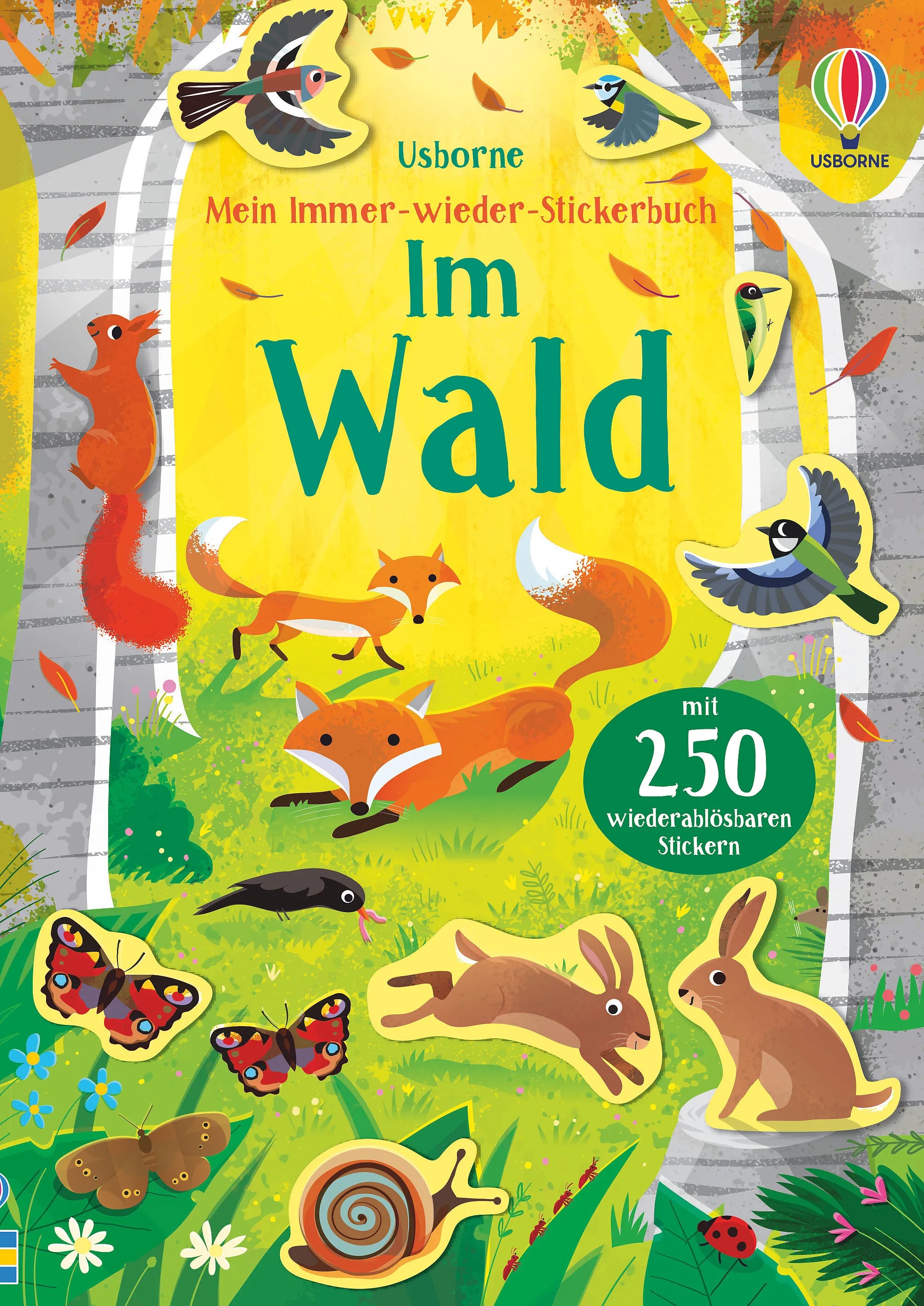 Buchcover von 'Mein Immer-wieder-Stickerbuch: Im Wald' - Taschenbuch von Caroline Young