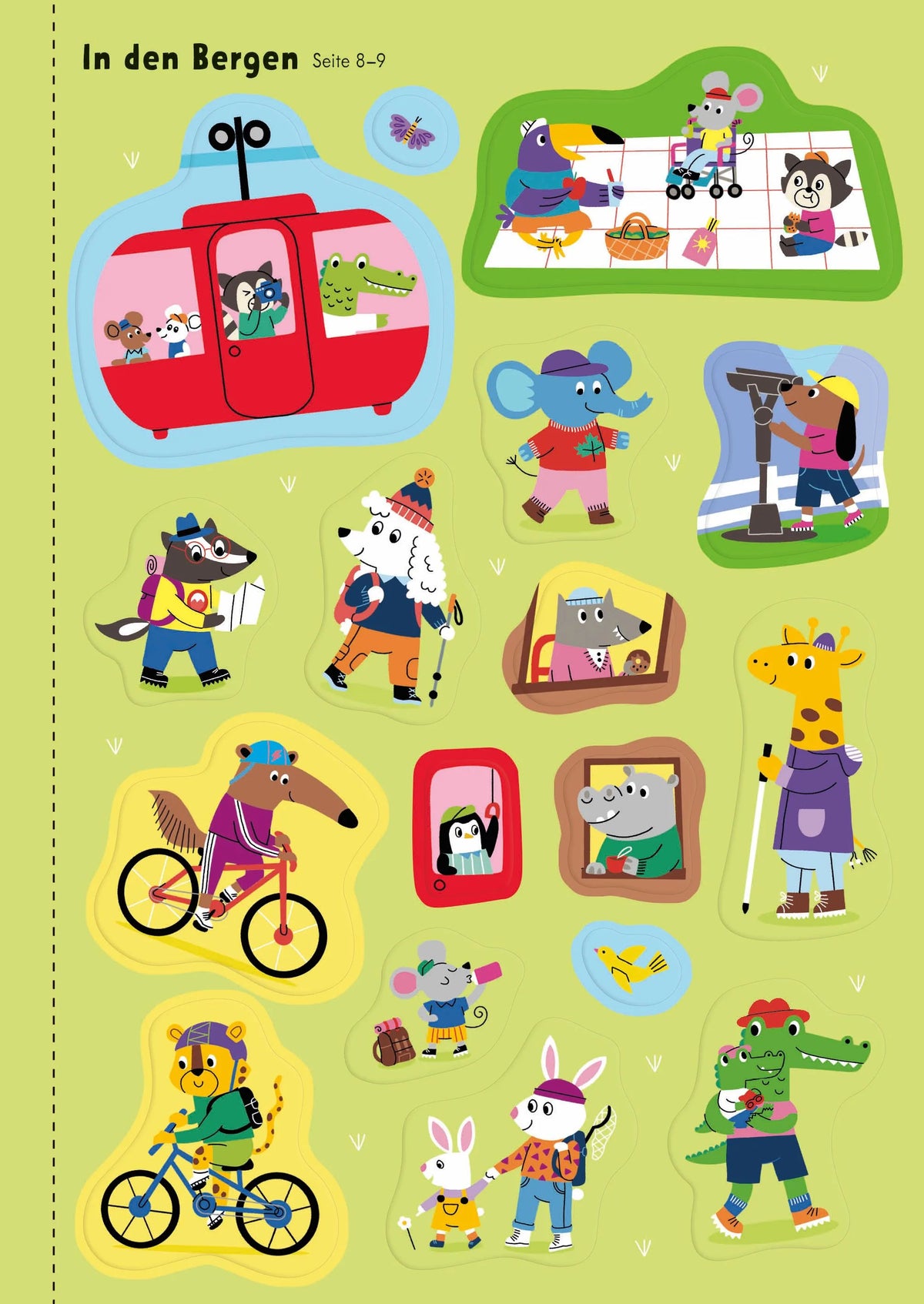 Detailansicht: Mein Immer-wieder-Stickerbuch: In den Ferien (Taschenbuch)