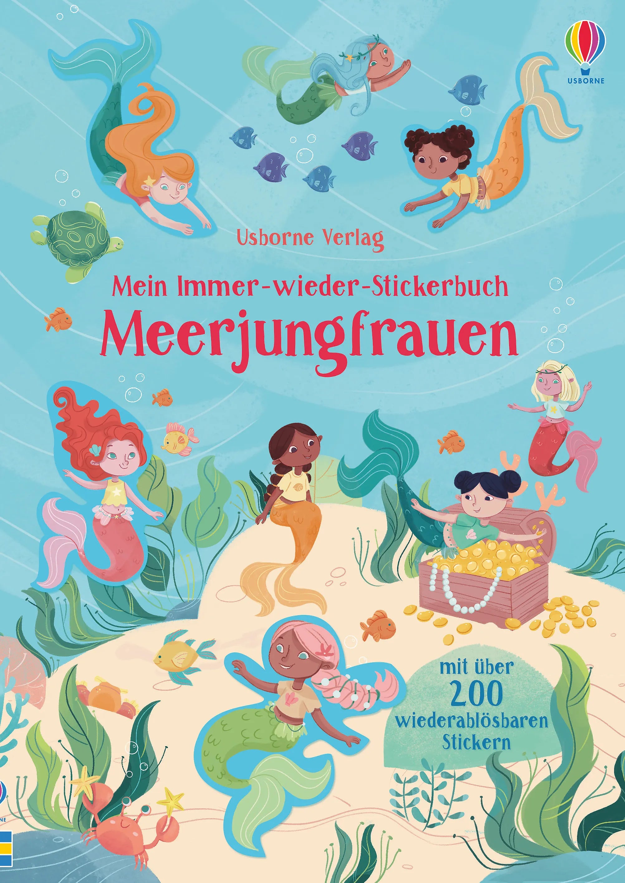 Buchcover von 'Mein Immer-wieder-Stickerbuch: Meerjungfrauen' - Taschenbuch von Holly Bathie