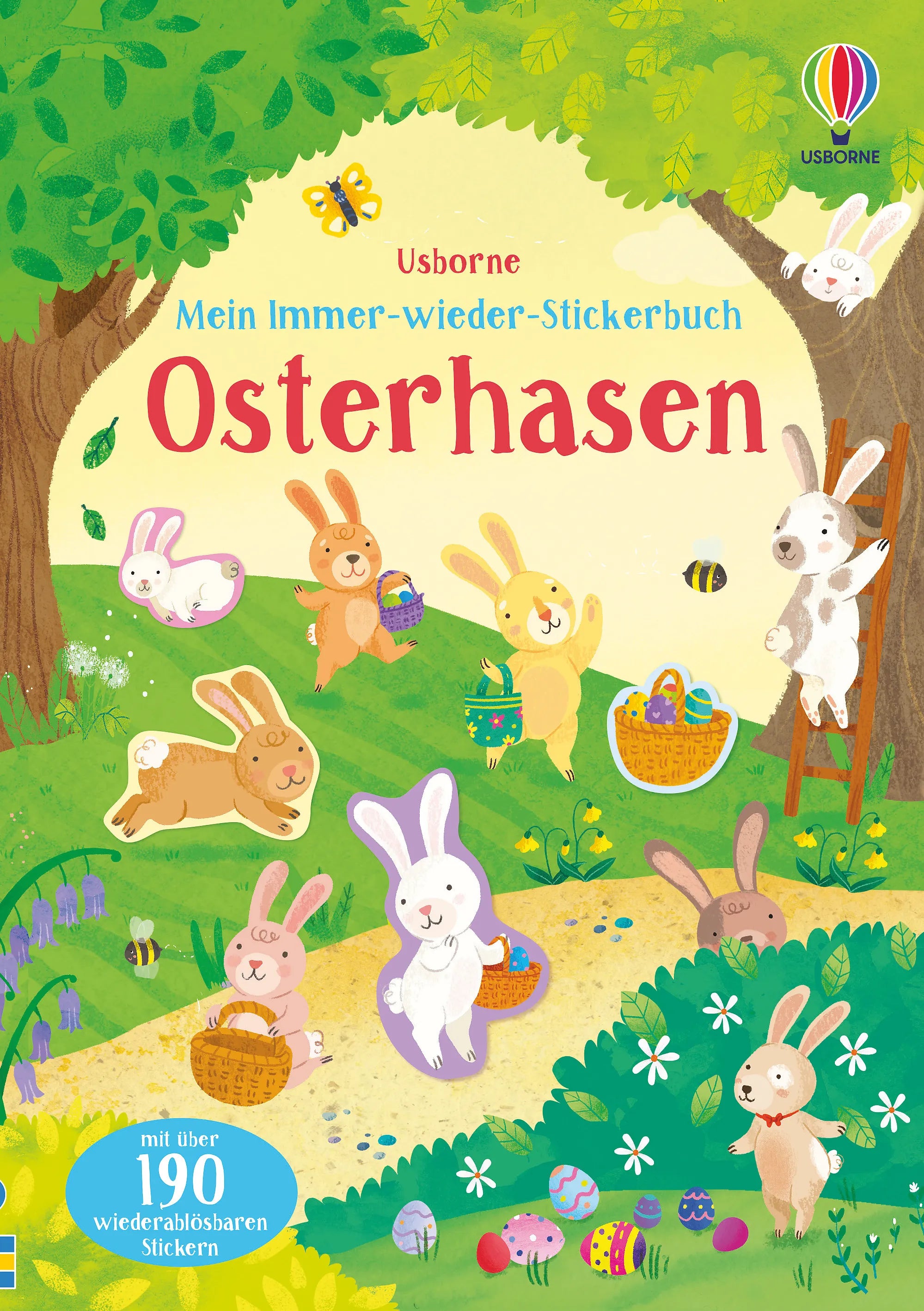Buchcover von 'Mein Immer-wieder-Stickerbuch: Osterhasen' - Taschenbuch von Kristie Pickersgill