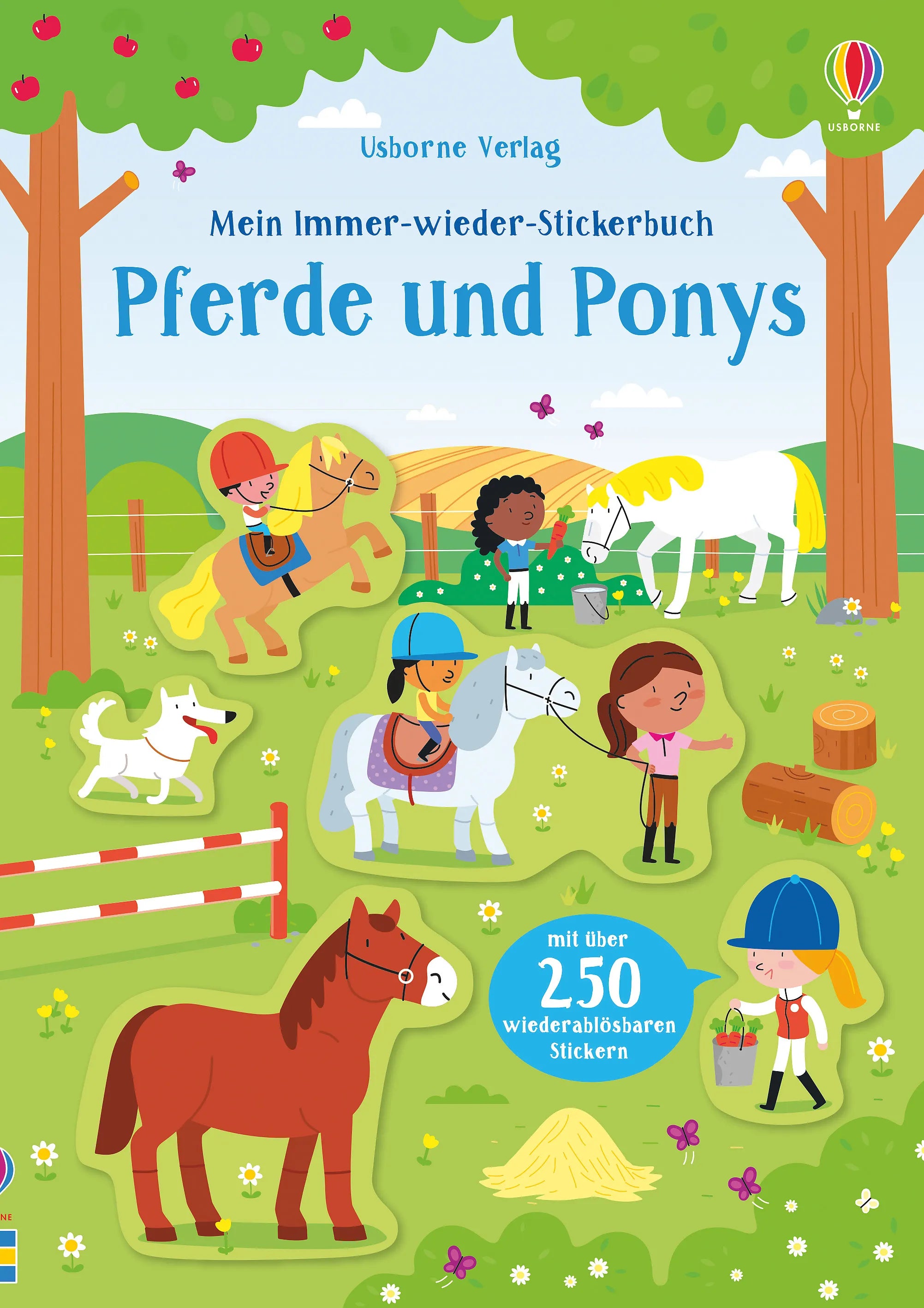 Buchcover von 'Mein Immer-wieder-Stickerbuch: Pferde und Ponys' - Taschenbuch von Kirsteen Robson