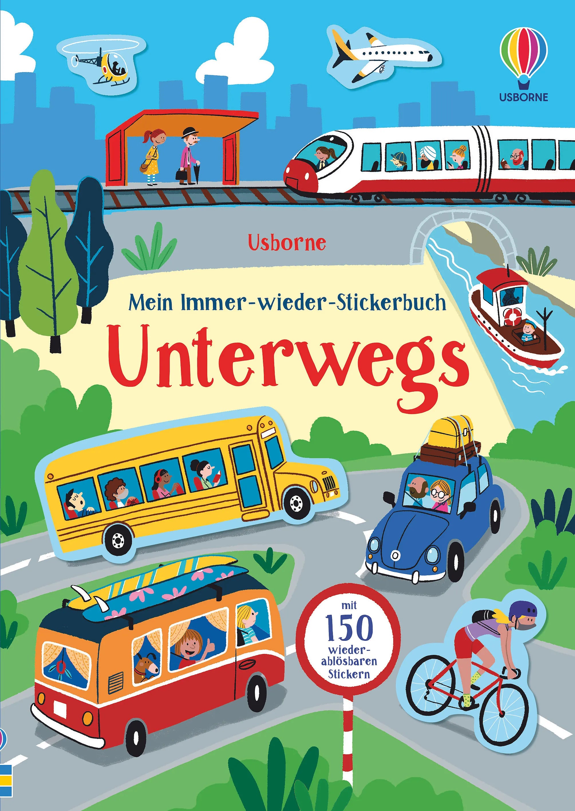 Buchcover von 'Mein Immer-wieder-Stickerbuch: Unterwegs' - Taschenbuch von Kristie Pickersgill