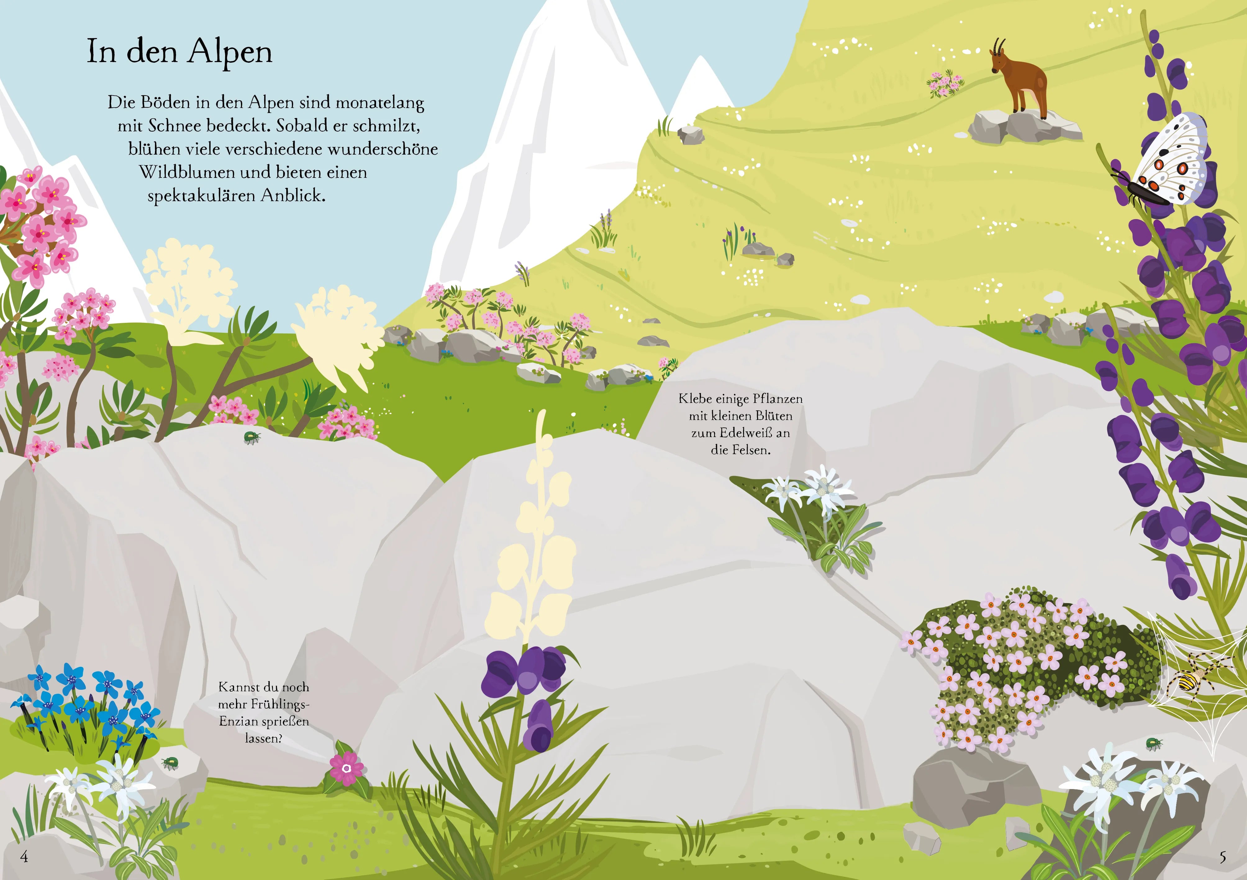 Abbildung von 'Mein Immer-wieder-Stickerbuch: Wildblumen'