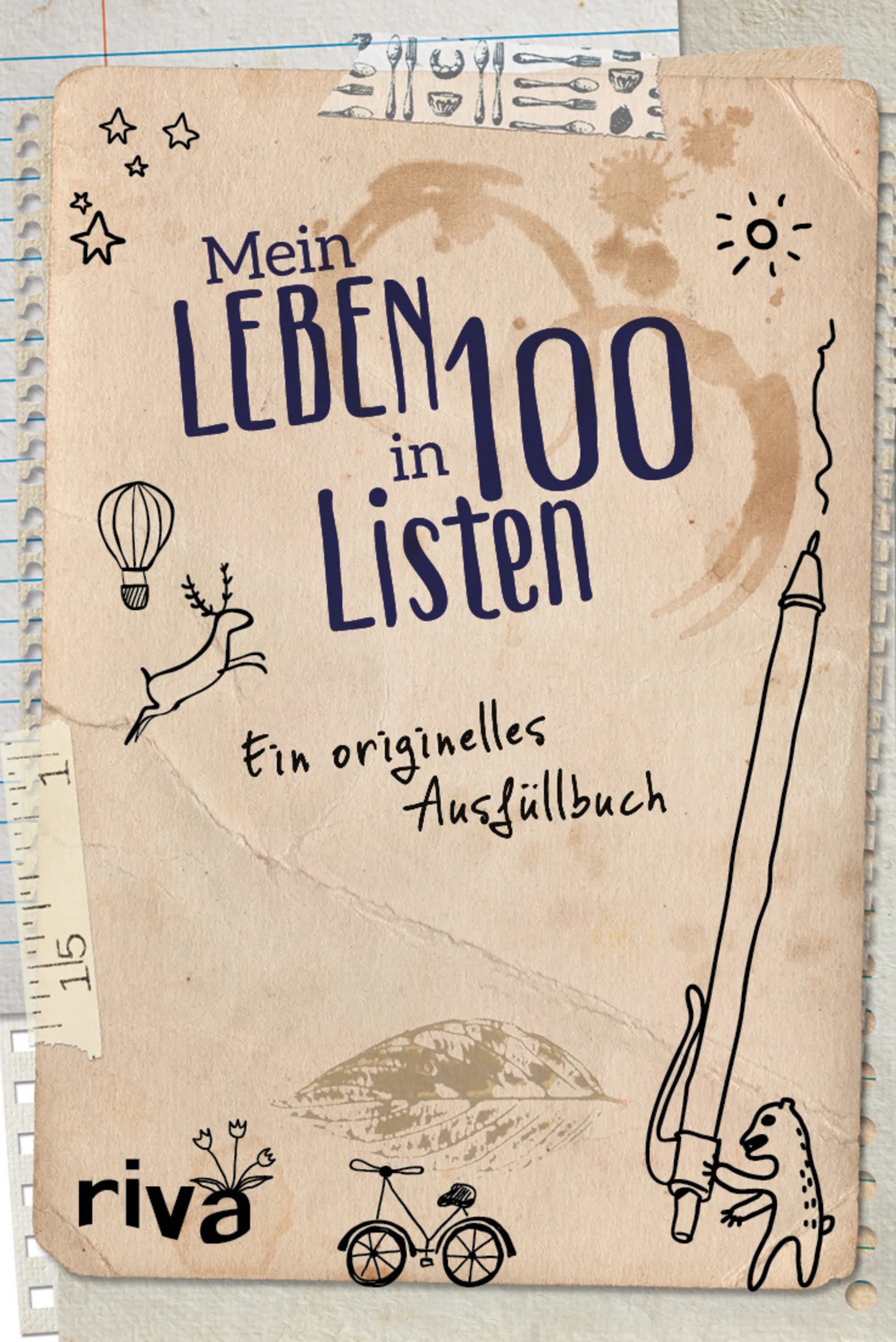 Buchcover von 'Mein Leben in 100 Listen' - Gebundene Ausgabe von riva Verlag