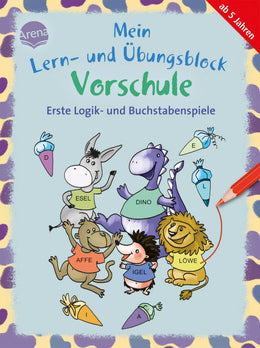 Cover: Mein Lern- und Übungsblock Vorschule. Erste Logik- und Buchstabenspiele (Taschenbuch) von Christine Pätz