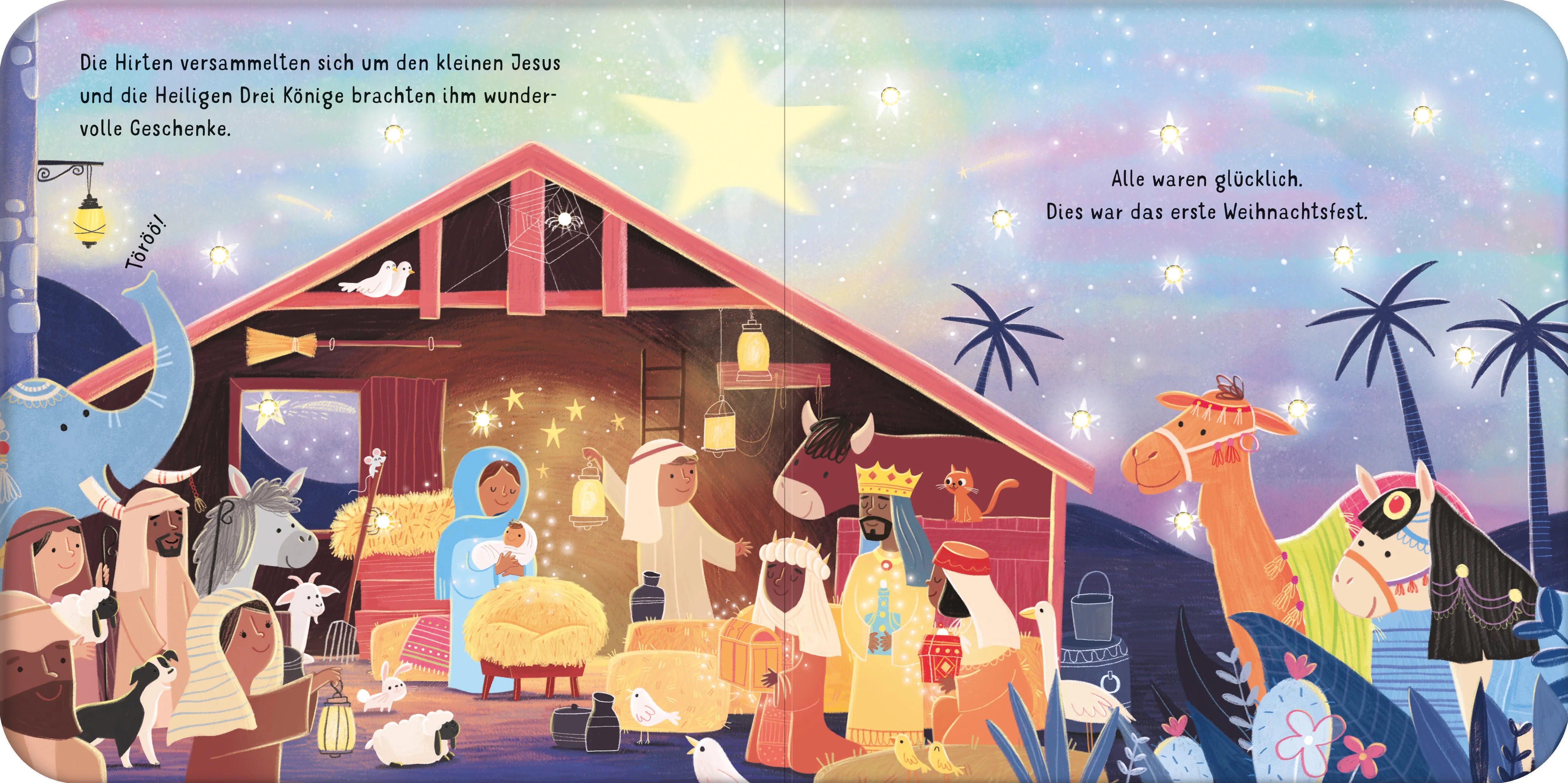 Sam Taplin - Mein leuchtendes Bilderbuch: Die Weihnachtsgeschichte