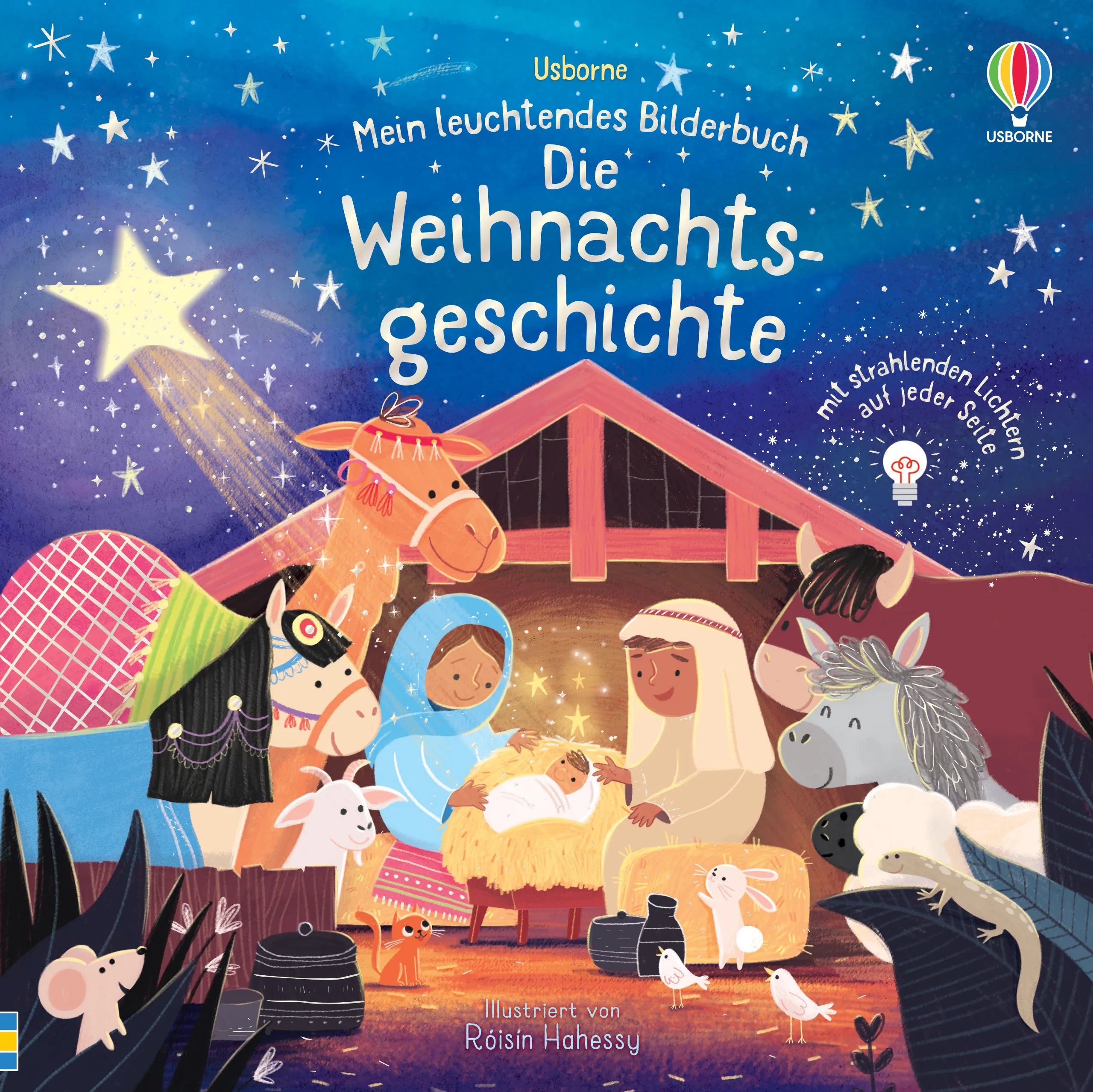 Buchcover von 'Mein leuchtendes Bilderbuch: Die Weihnachtsgeschichte' - Gebundene Ausgabe von Sam Taplin