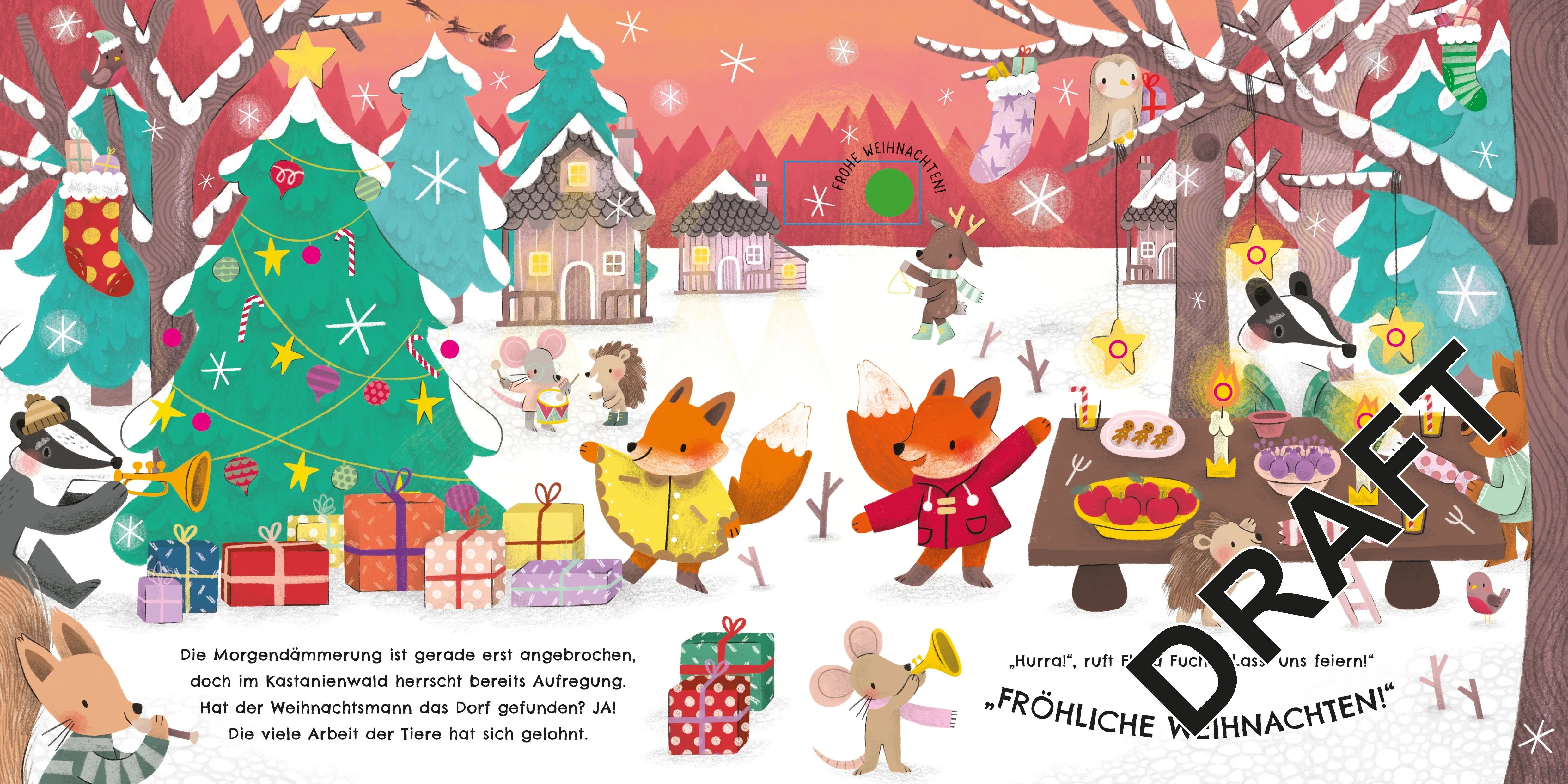 Detailansicht: Mein Lichter-Klangbuch: Findet uns der Weihnachtsmann? (Hardcover)