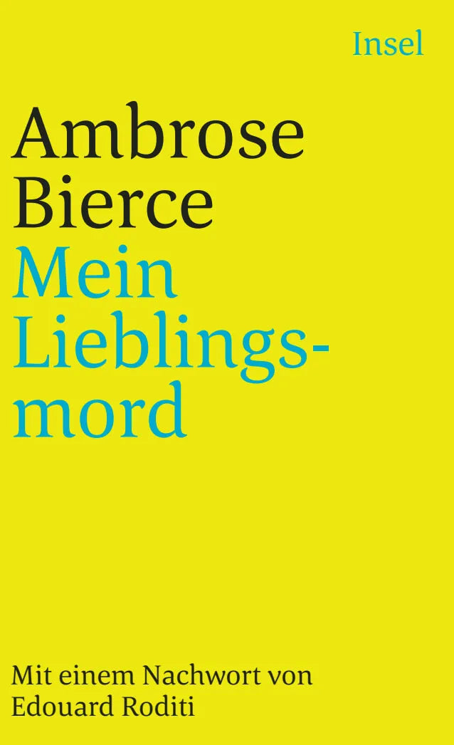Buchcover von 'Mein Lieblingsmord' - Taschenbuch von Ambrose Bierce