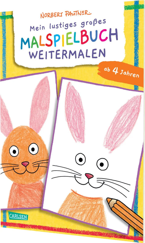 Mein lustiges großes Malspielbuch: Weitermalen