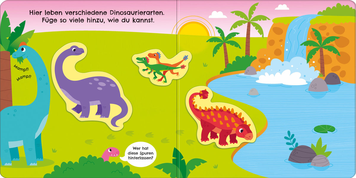 Detailansicht: Mein Magnet-Spielspaß: Dinosaurier (Hardcover)