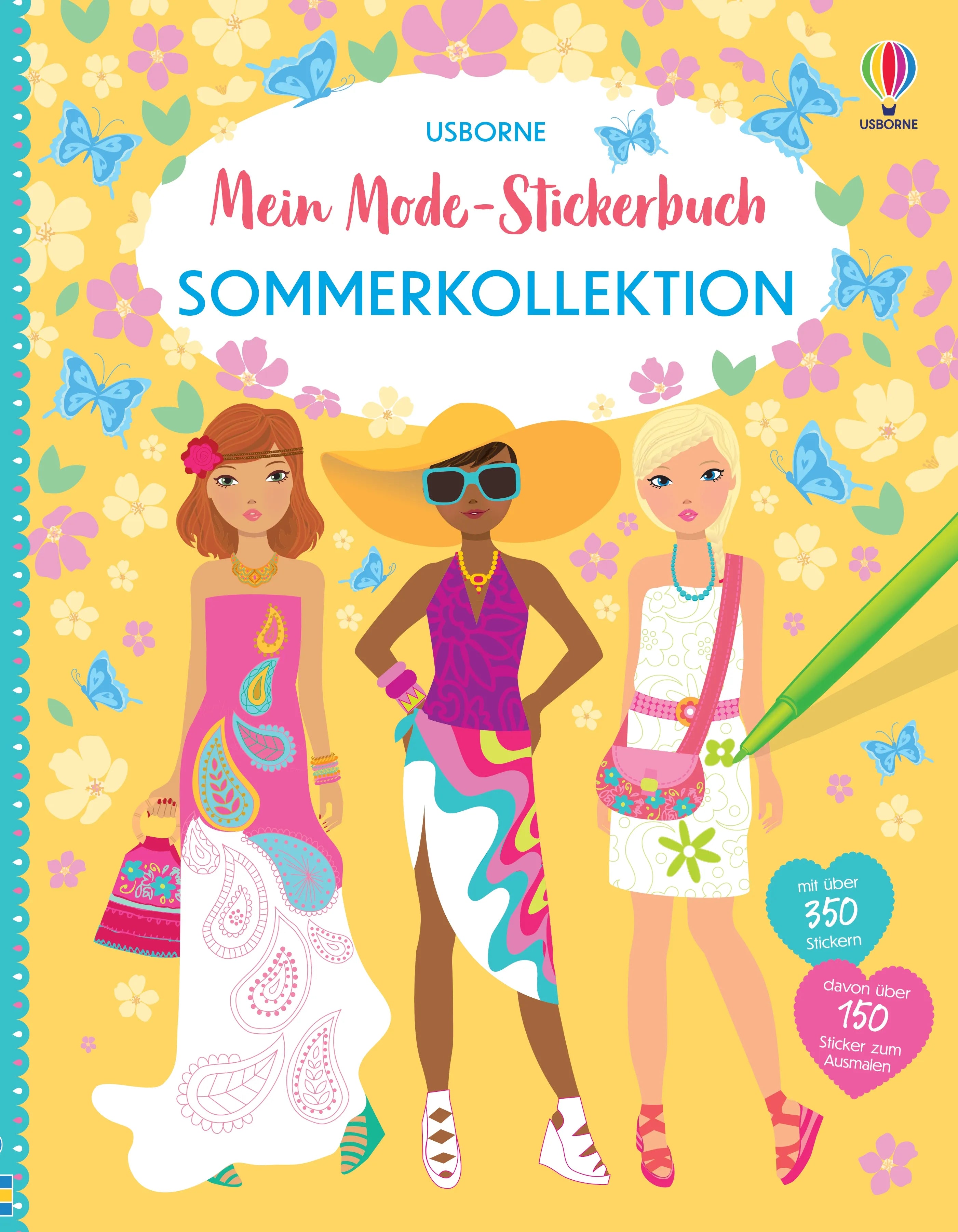 Buchcover von 'Mein Mode-Stickerbuch: Sommerkollektion' - Taschenbuch von Fiona Watt