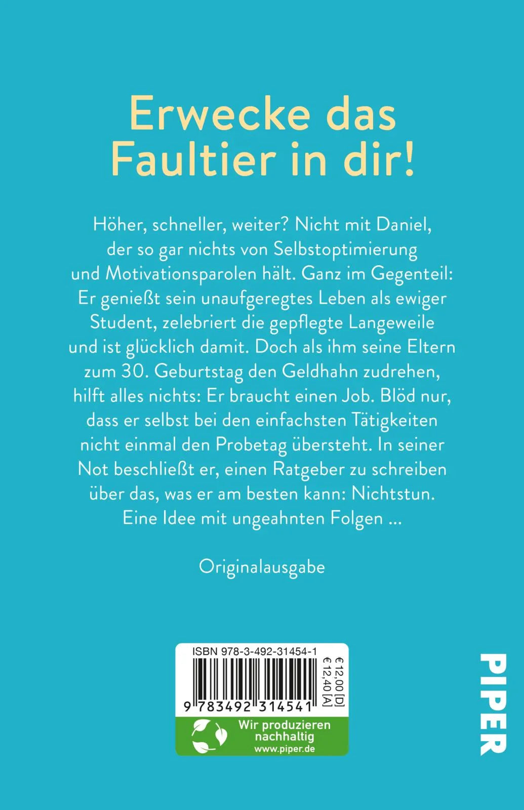 Buchrückseite von 'Mein perfektes Ich kann mich mal' mit Klappentext - Taschenbuch