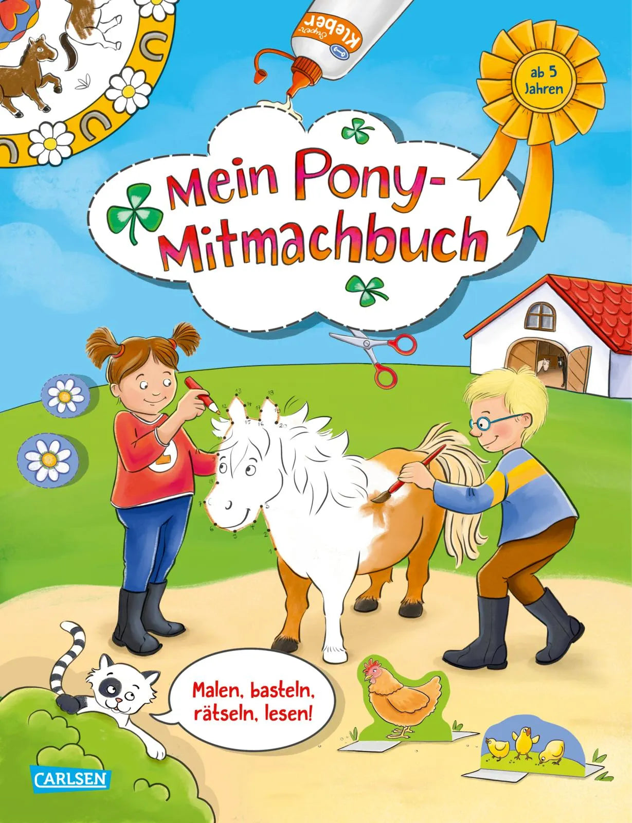 Buchcover von 'Mein Pony-Mitmachbuch' - Taschenbuch von Corinna Wieja