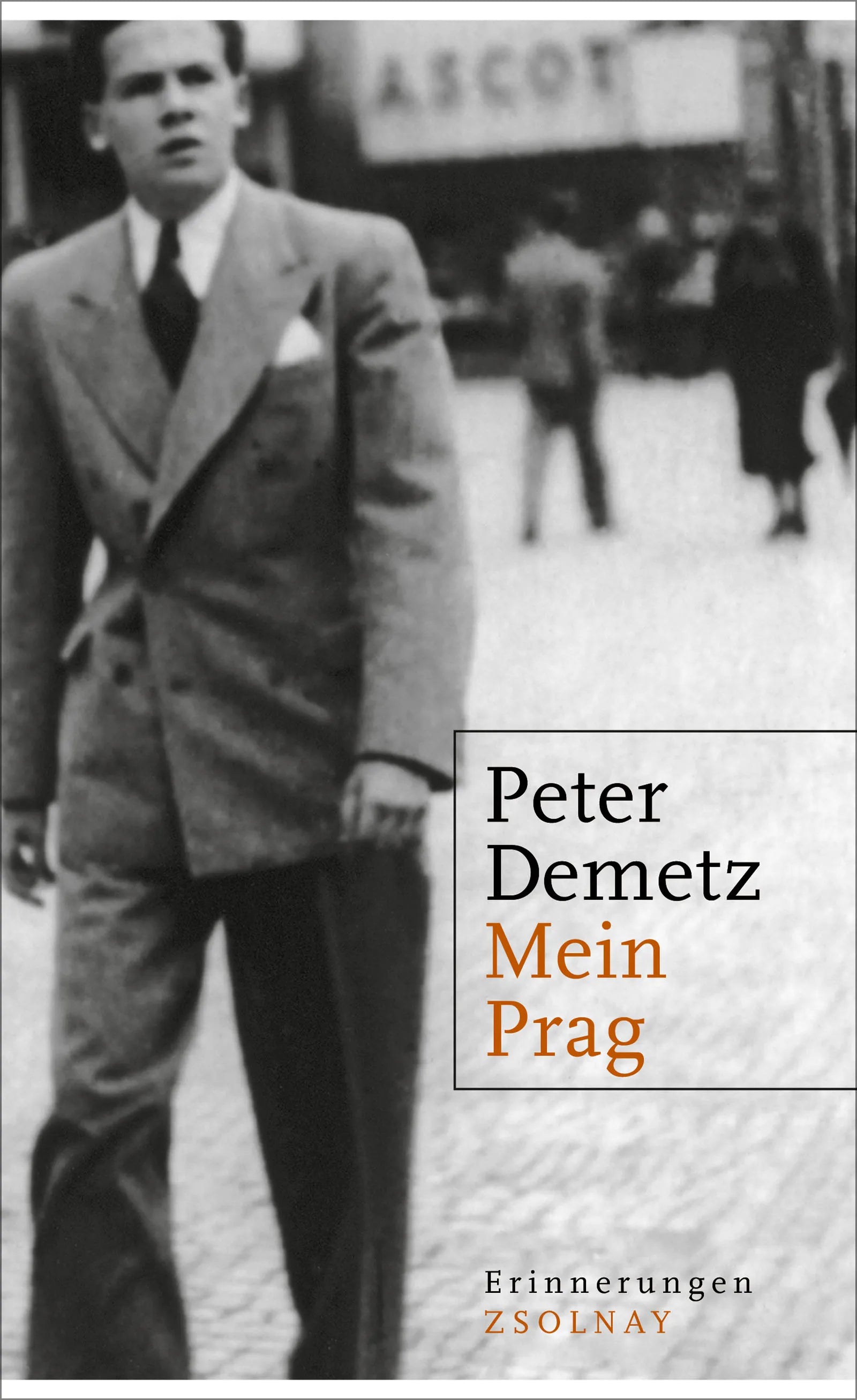 Buchcover von 'Mein Prag' - Gebundene Ausgabe von Peter Demetz