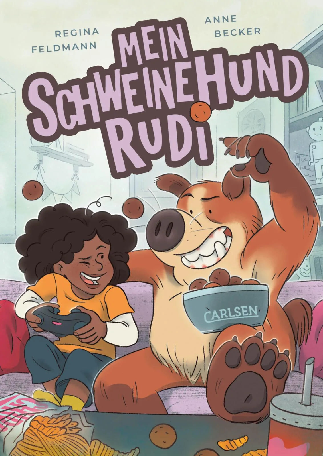 Cover: Mein Schweinehund Rudi (Hardcover) von Regina Feldmann