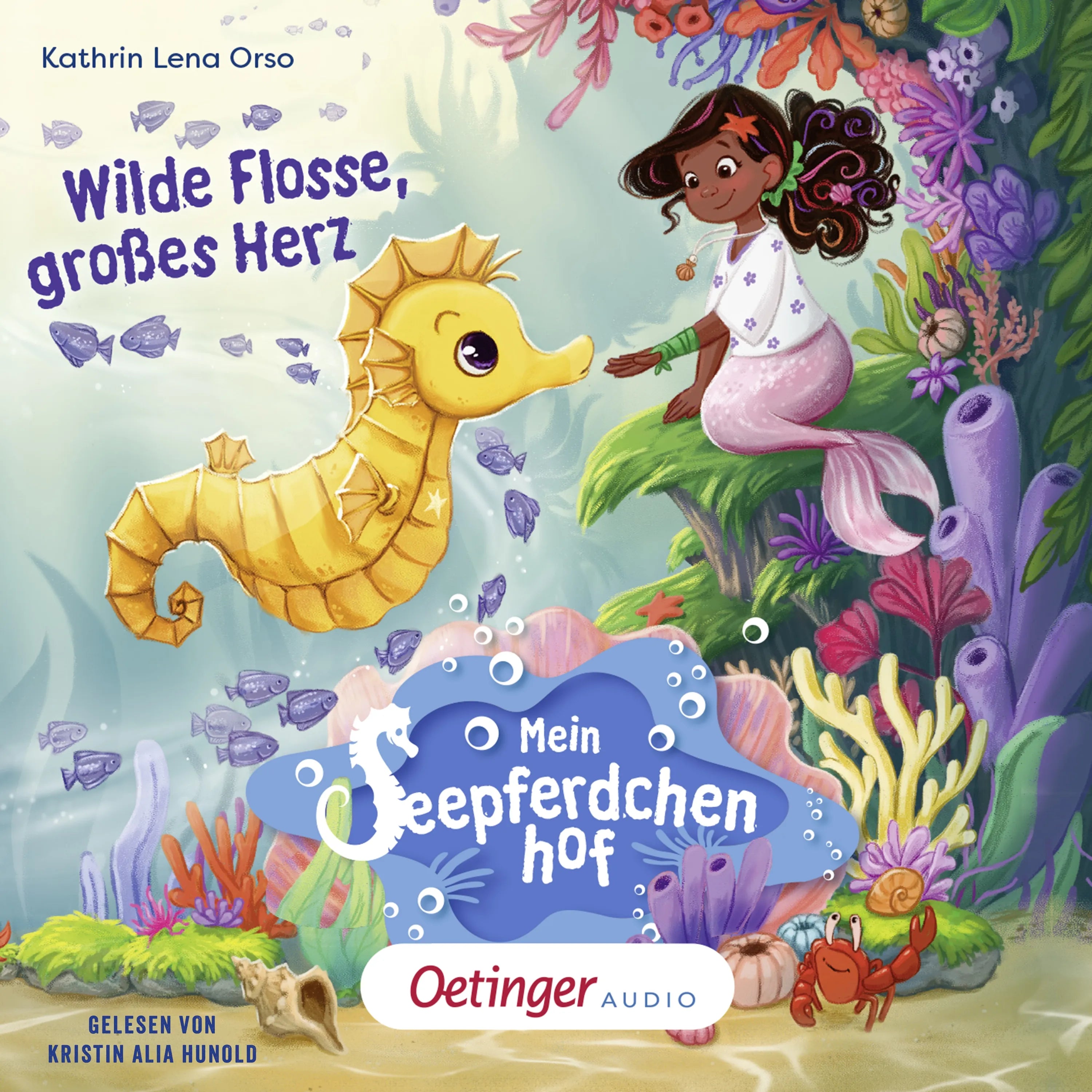 Cover: Mein Seepferdchenhof 1. Wilde Flosse, großes Herz (Hörbuch Download) von Kathrin Lena Orso