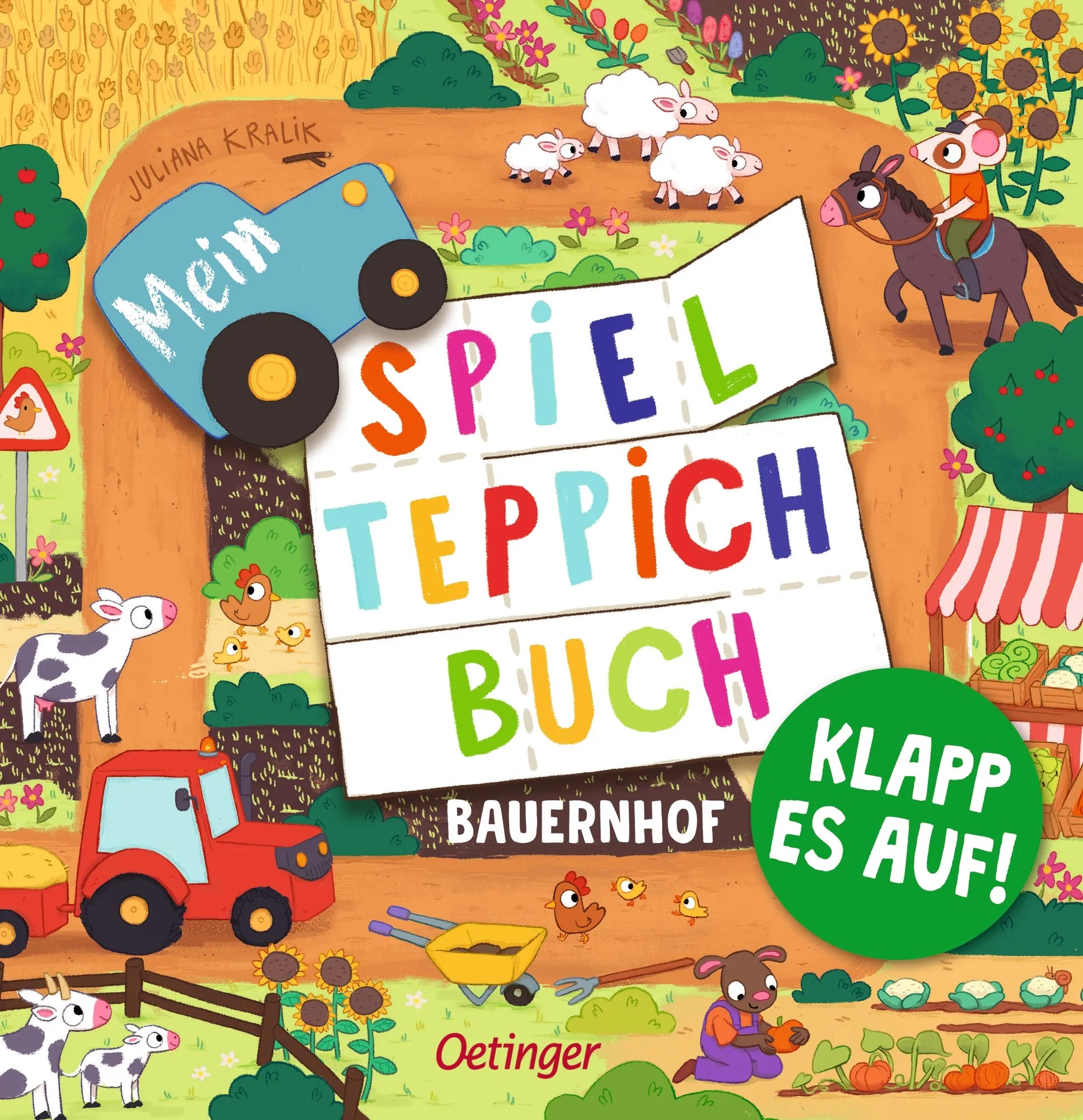 Cover: Mein Spielteppich-Buch. Bauernhof (Buch) von Juliana Kralik