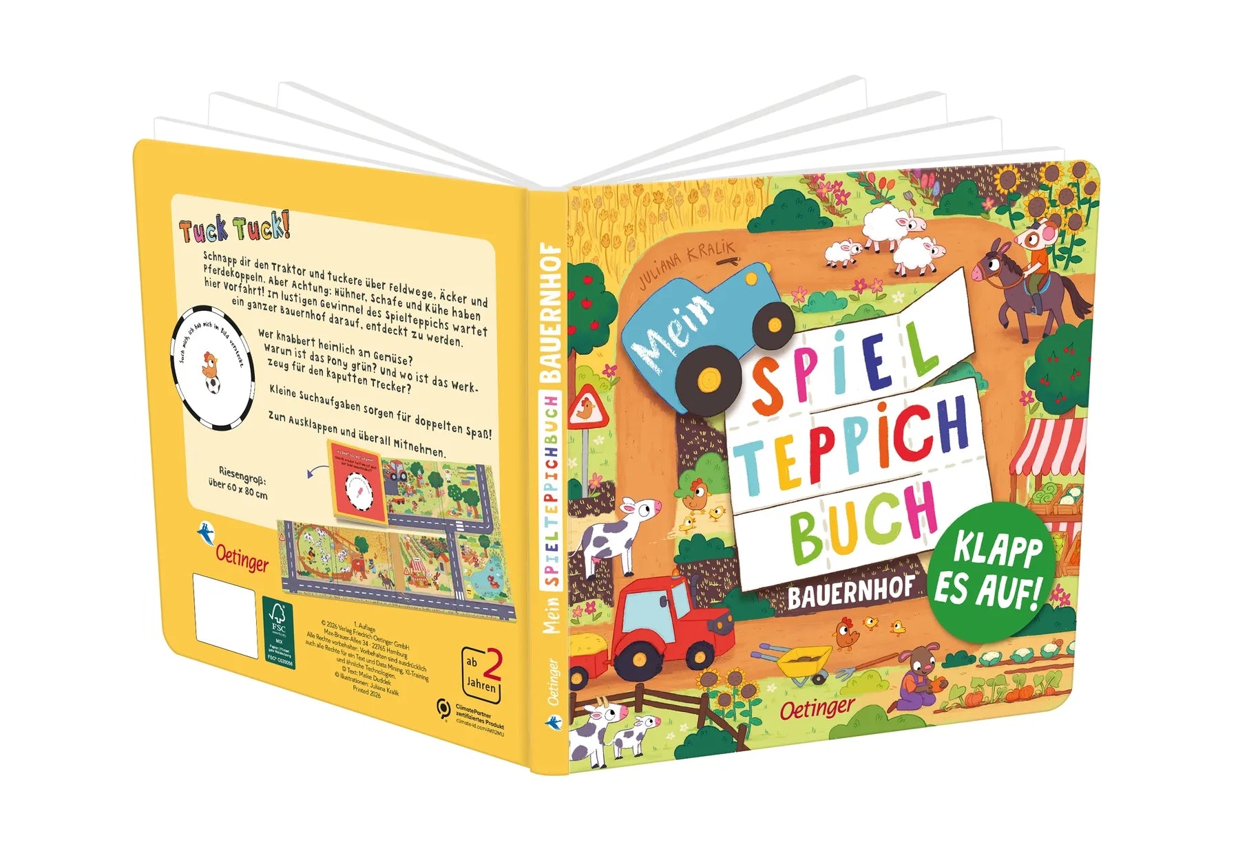 Detailansicht: Mein Spielteppich-Buch. Bauernhof (Buch)