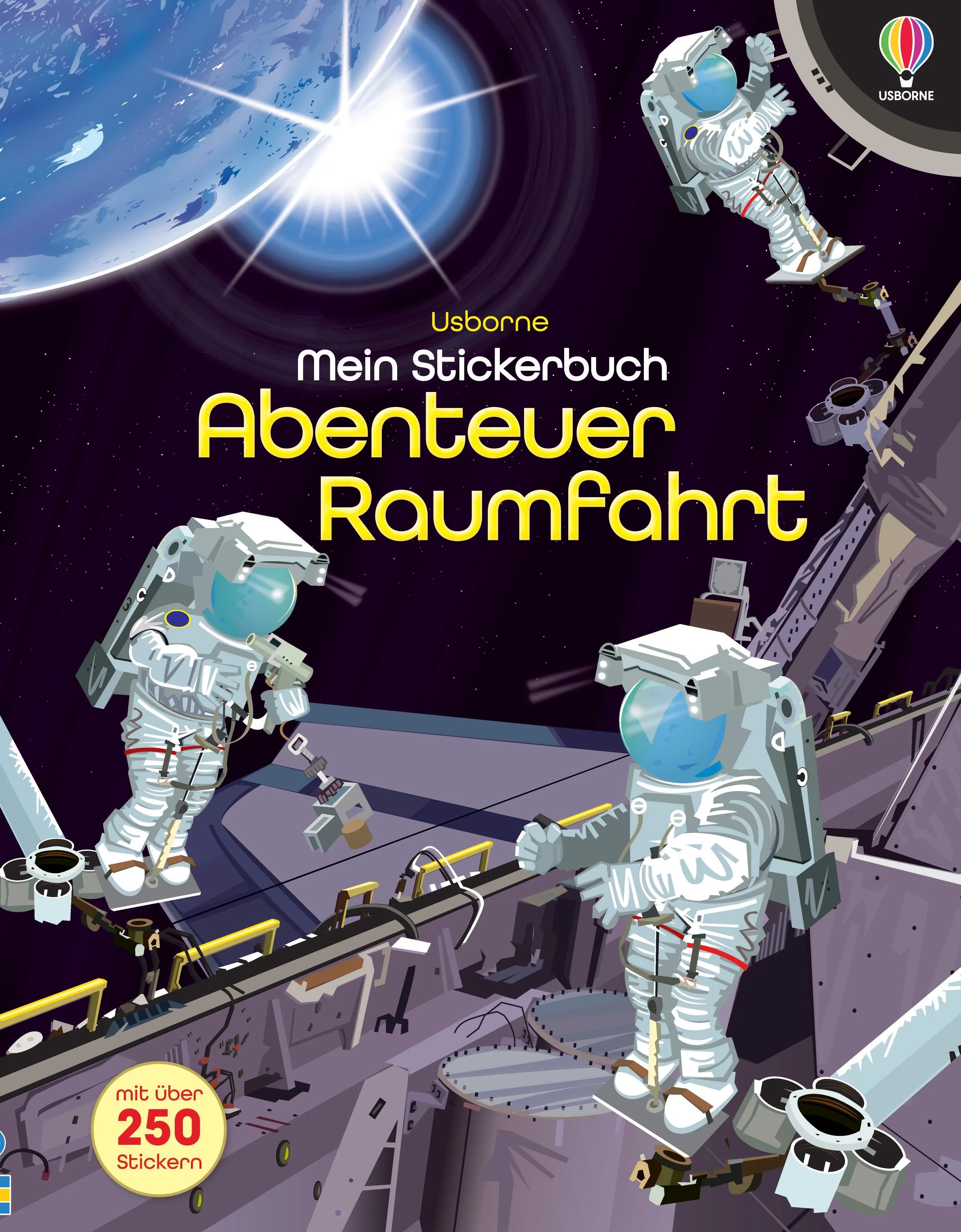 Buchcover von 'Mein Stickerbuch: Abenteuer Raumfahrt' - Taschenbuch von Fiona Watt