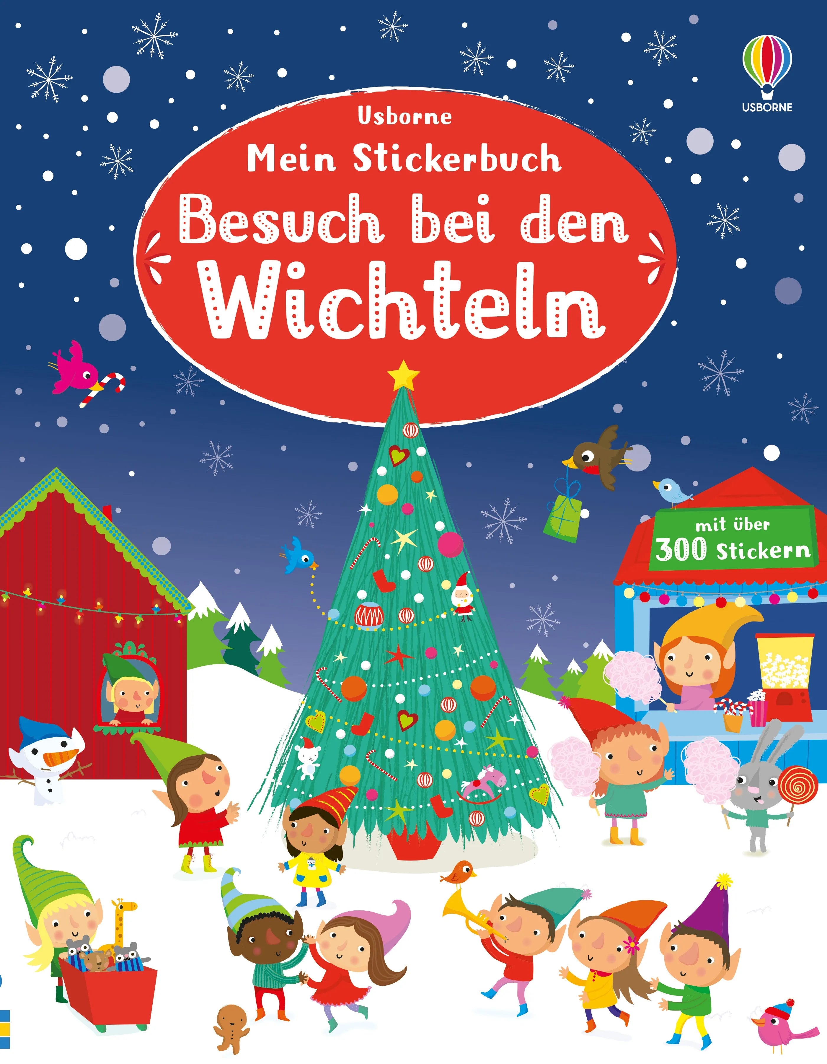 Buchcover von 'Mein Stickerbuch: Besuch bei den Wichteln' - Taschenbuch von Fiona Watt