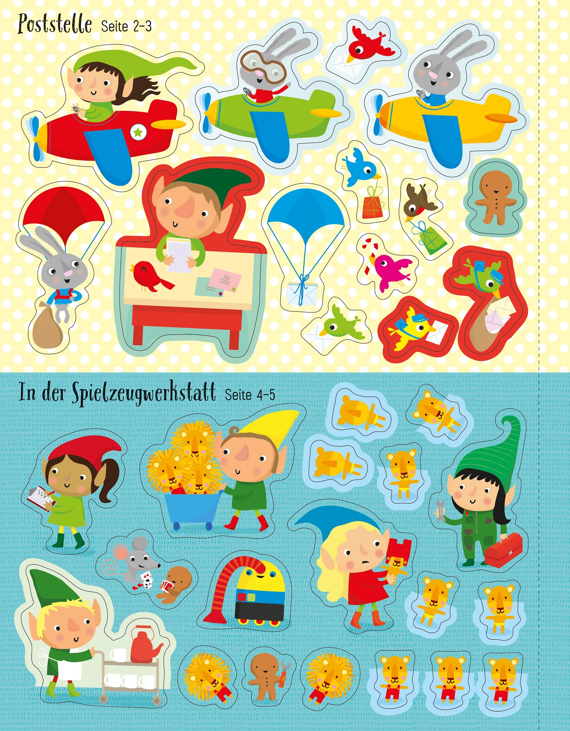 Produktansicht: Mein Stickerbuch: Besuch bei den Wichteln (Taschenbuch)