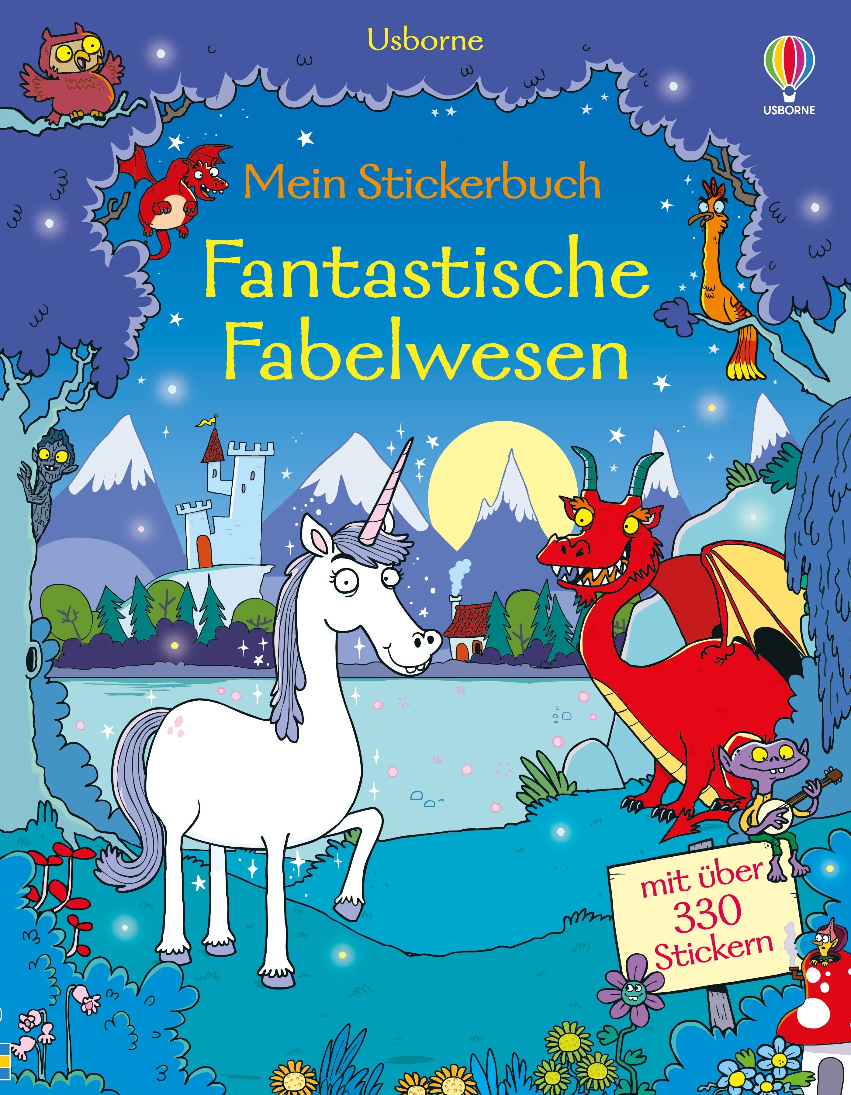 Buchcover von 'Mein Stickerbuch: Fantastische Fabelwesen' - Taschenbuch von Kirsteen Robson