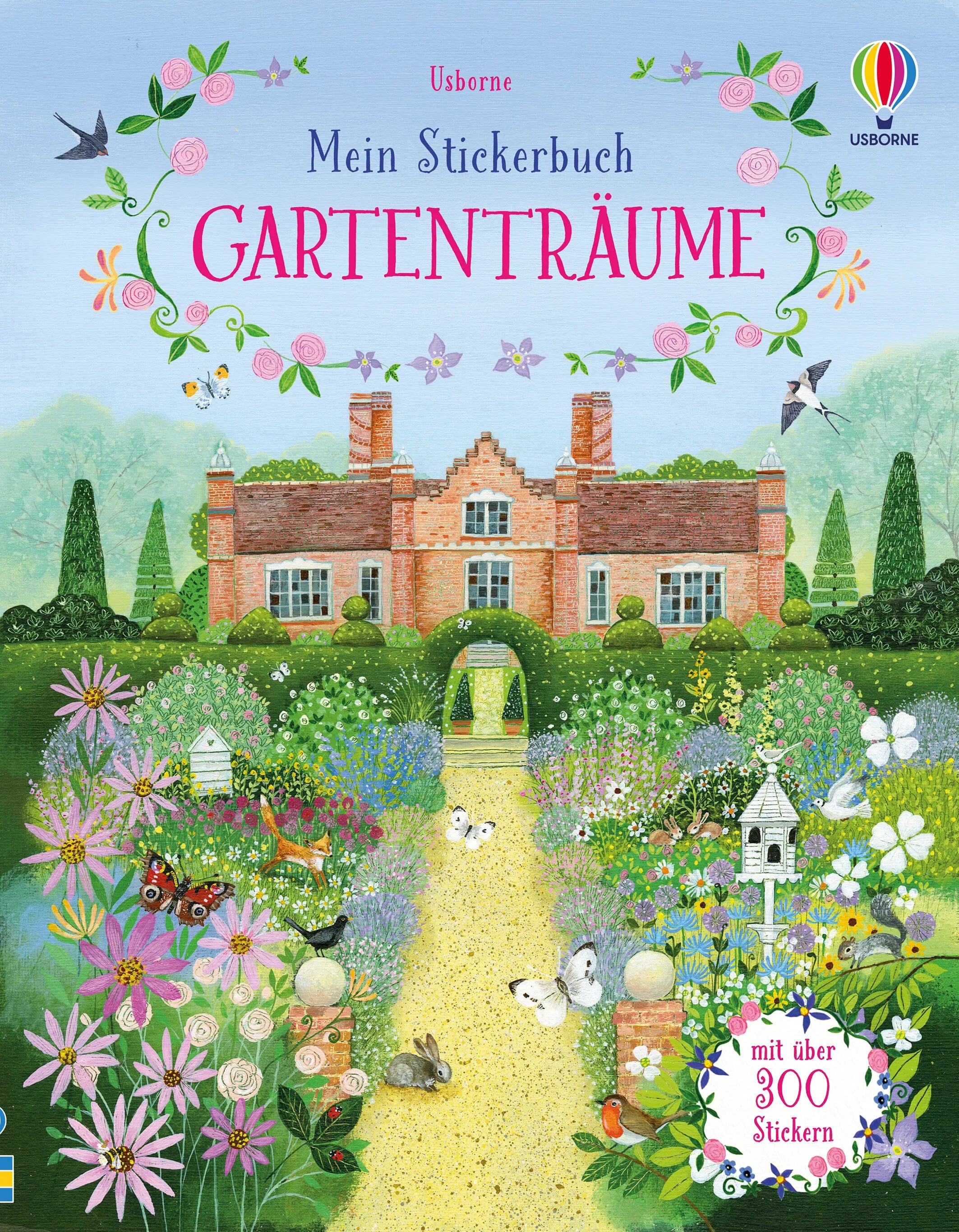 Buchcover von 'Mein Stickerbuch: Gartenträume' - Taschenbuch von Struan Reid