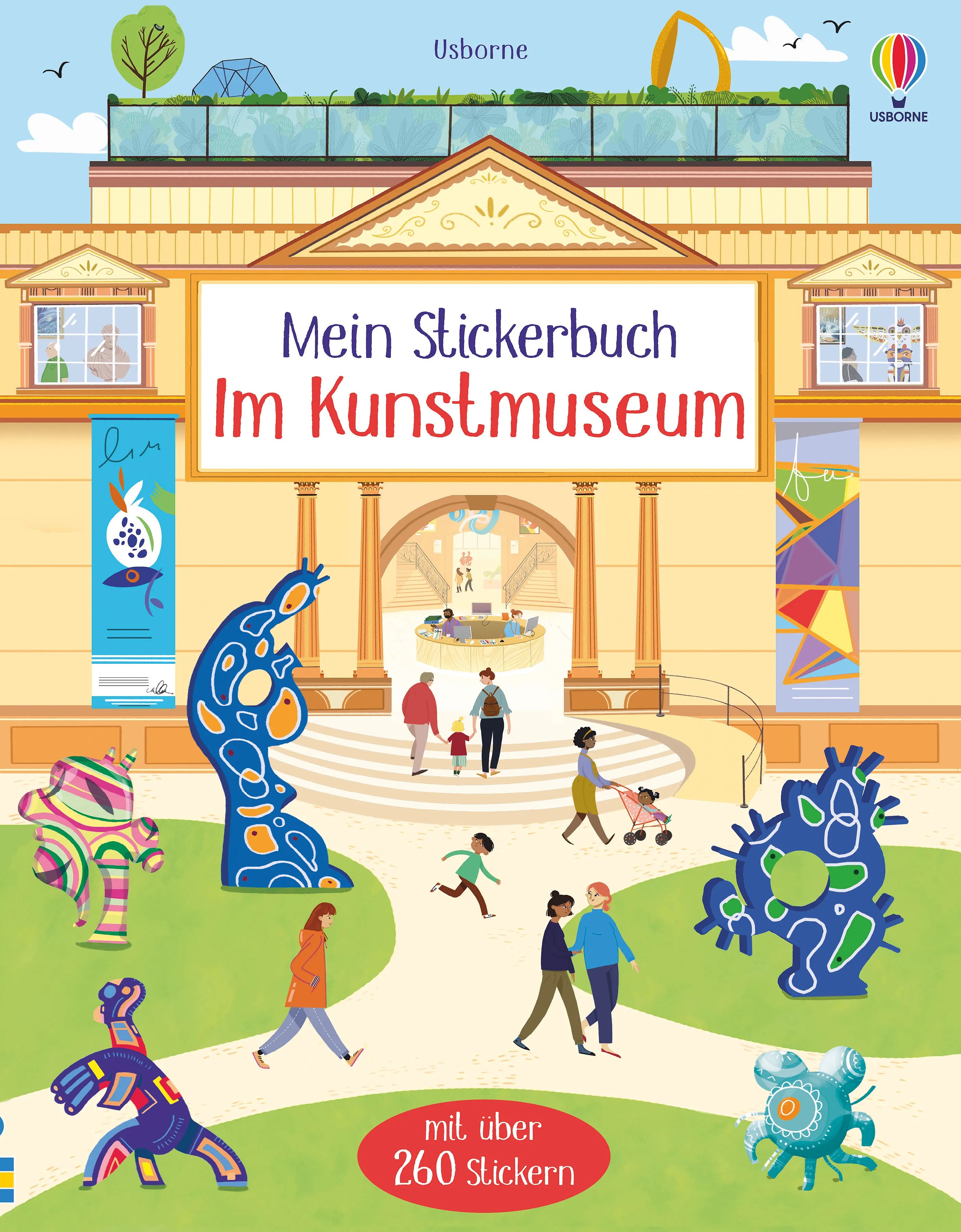 Buchcover von 'Mein Stickerbuch: Im Kunstmuseum' - Taschenbuch von Abigail Wheatley