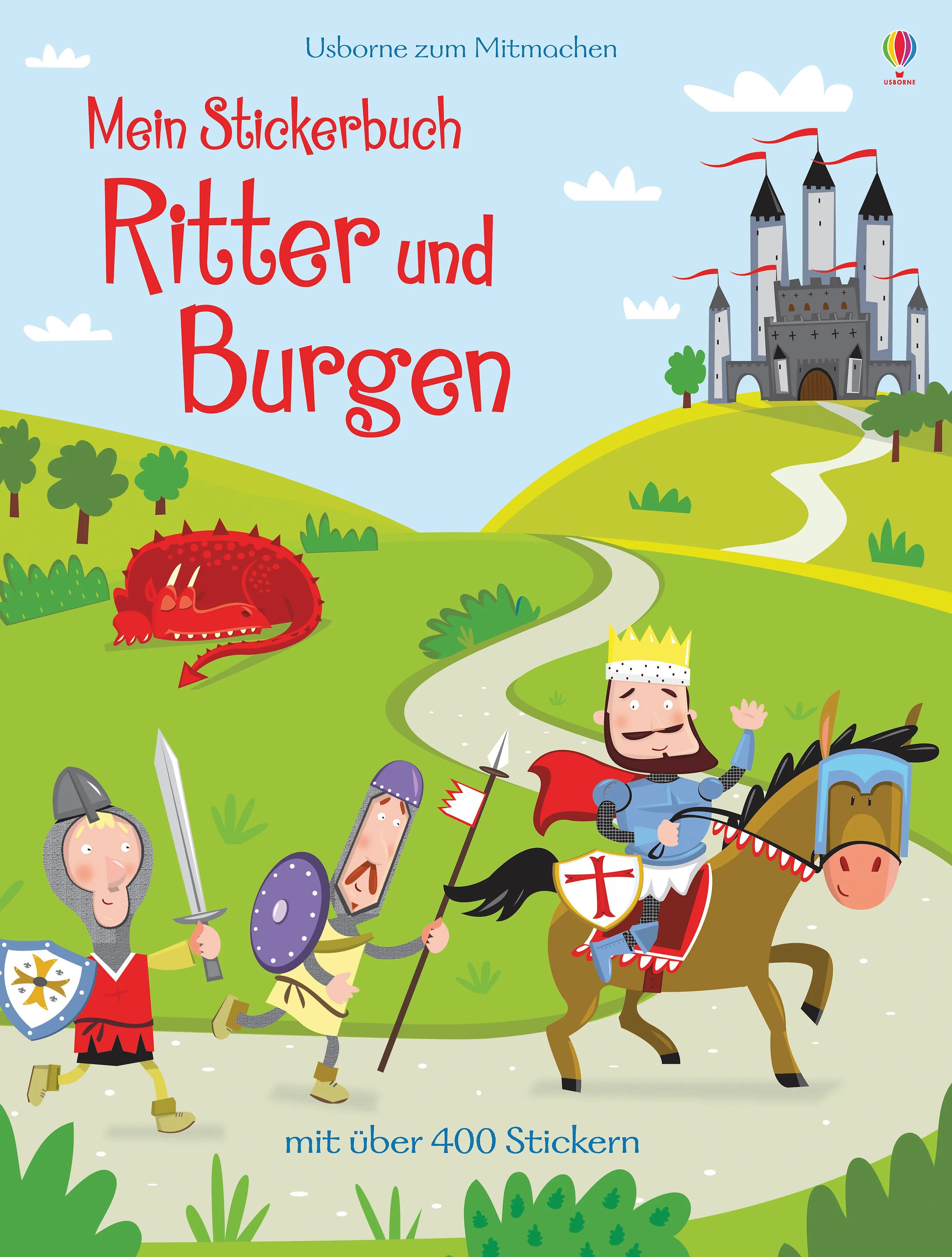 Buchcover von 'Mein Stickerbuch: Ritter und Burgen' - Taschenbuch von Lucy Bowman