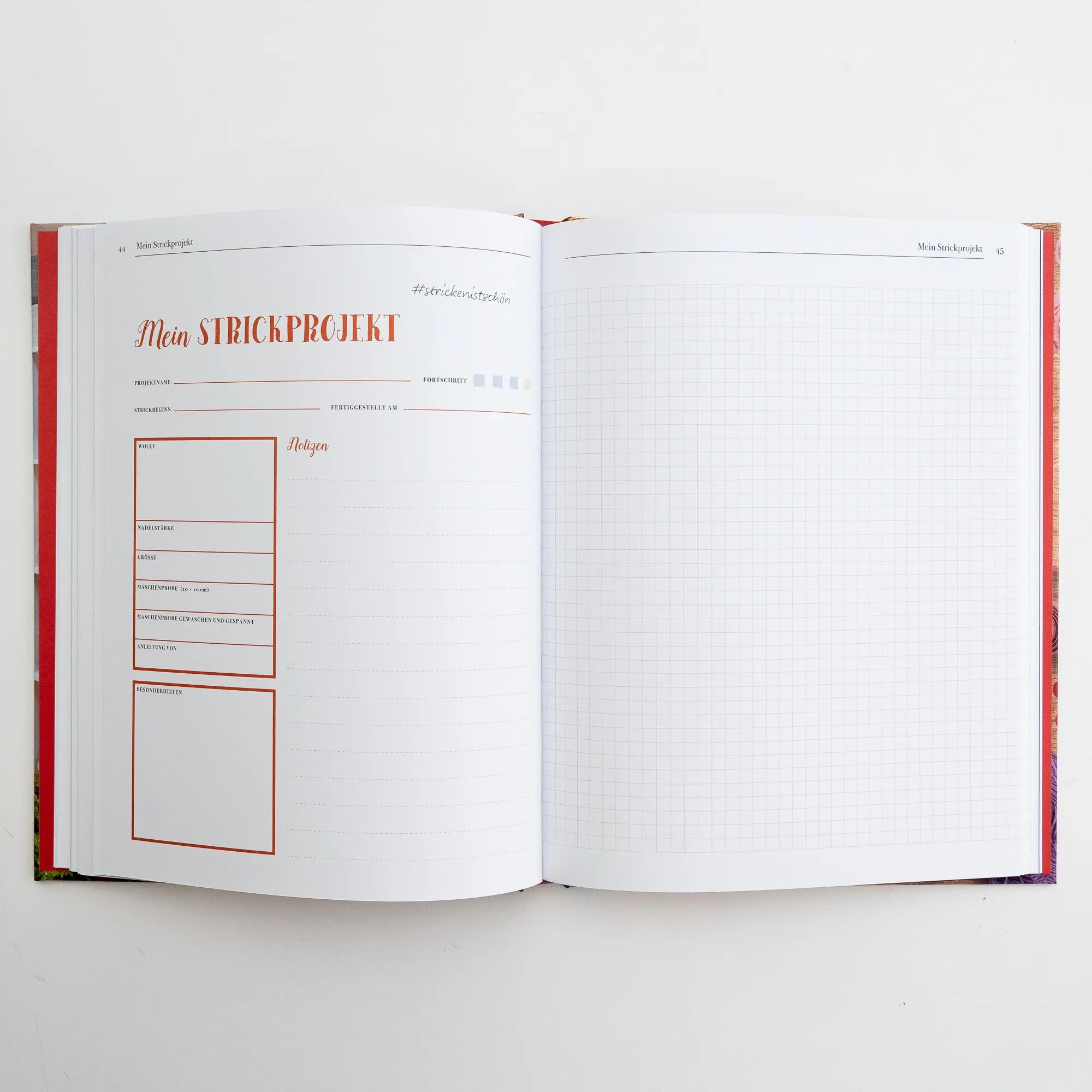 Detailansicht: Mein Strickjournal (Hardcover)