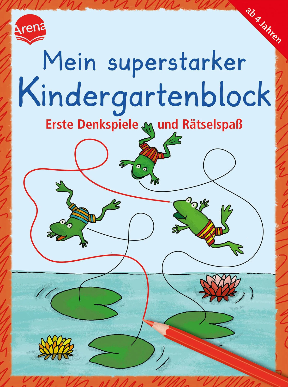 Cover: Mein superstarker Kindergartenblock. Erste Denkspiele und Rätselspaß (Taschenbuch) von Katja Schmiedeskamp