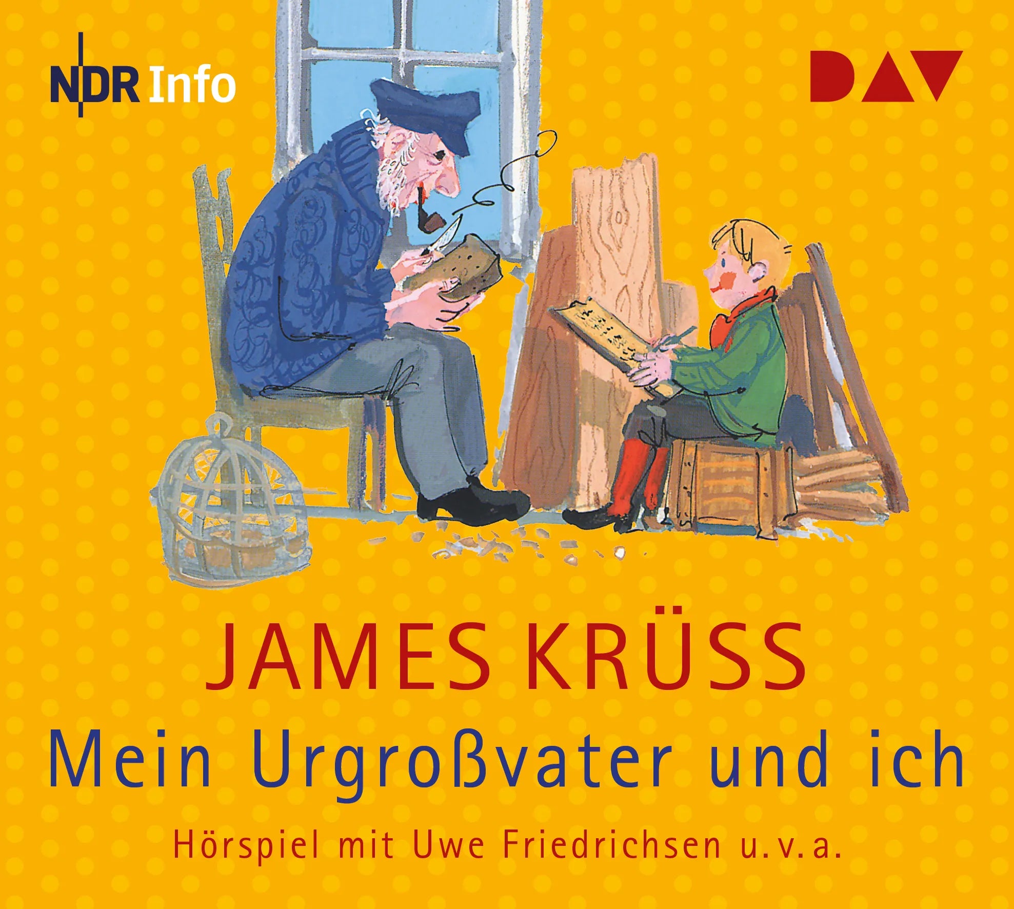 Buchcover von 'Mein Urgroßvater und ich' - Hörbuch (CD) von James Krüss