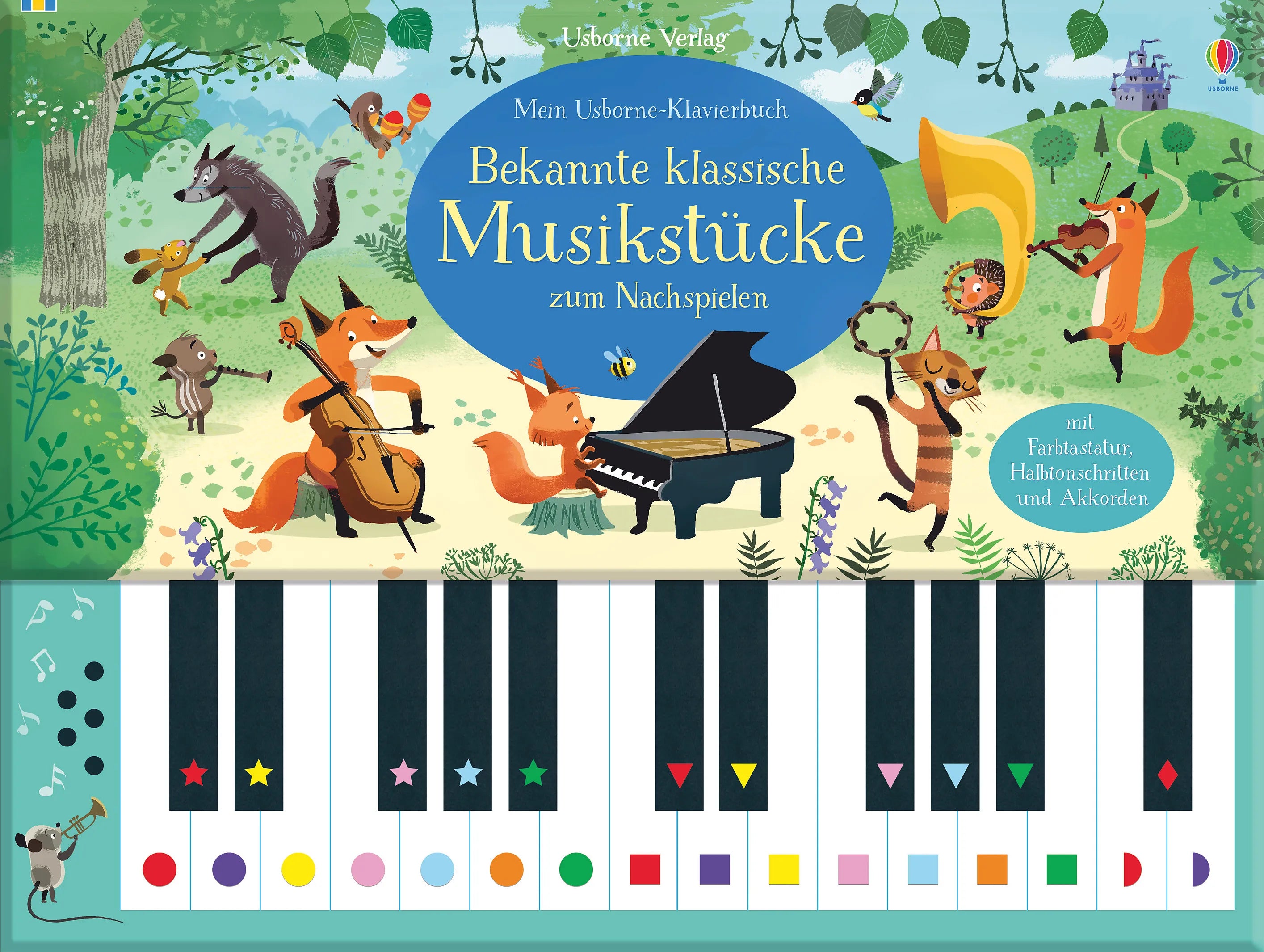 Buchcover von 'Mein Usborne-Klavierbuch: Bekannte klassische Musikstücke zum Nachspielen' - Gebundene Ausgabe von Sam Taplin