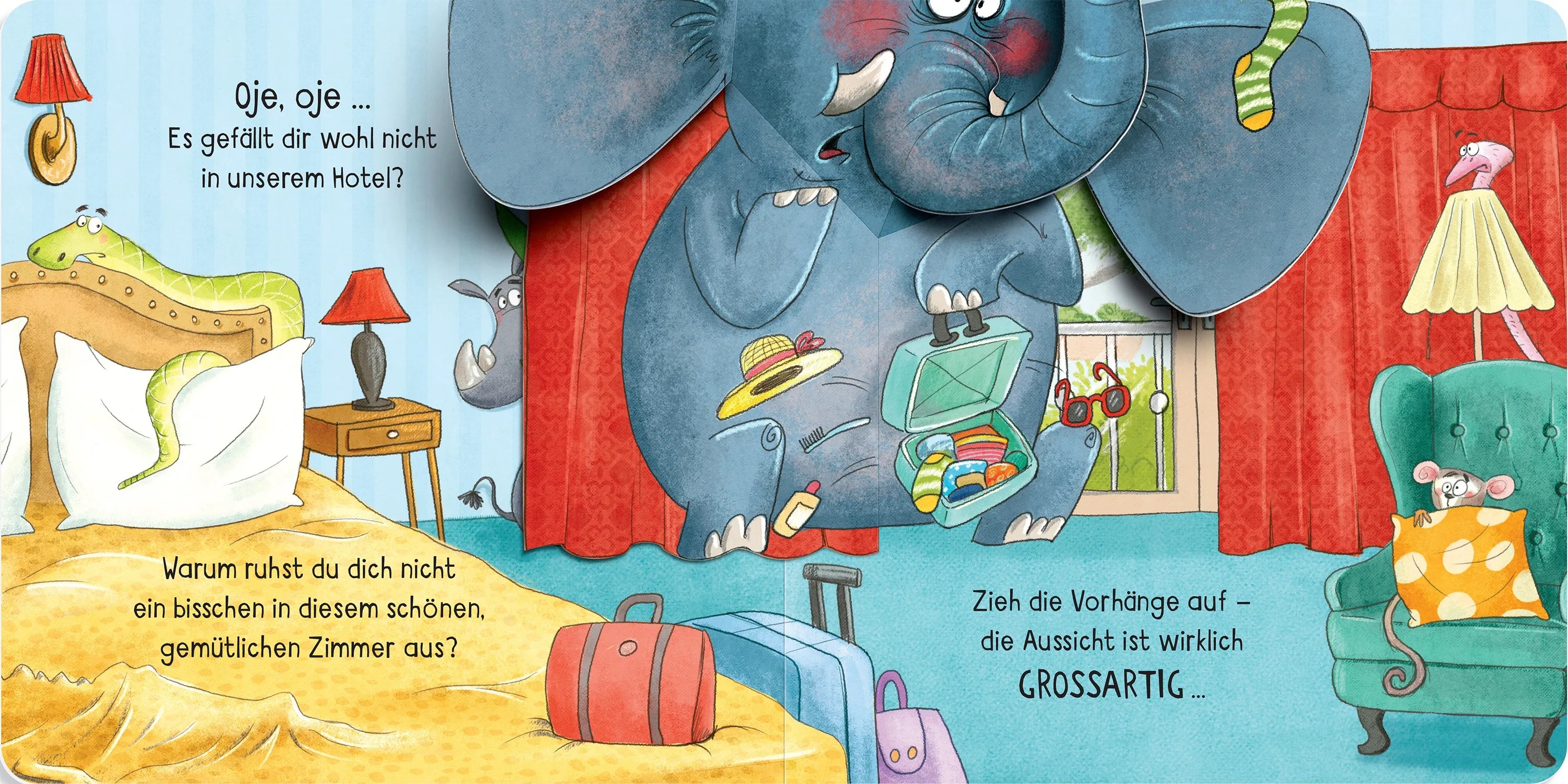 Sam Taplin - Mein verrücktes Pop-up-Klappenbuch: Achtung, Flusspferd im Klo!