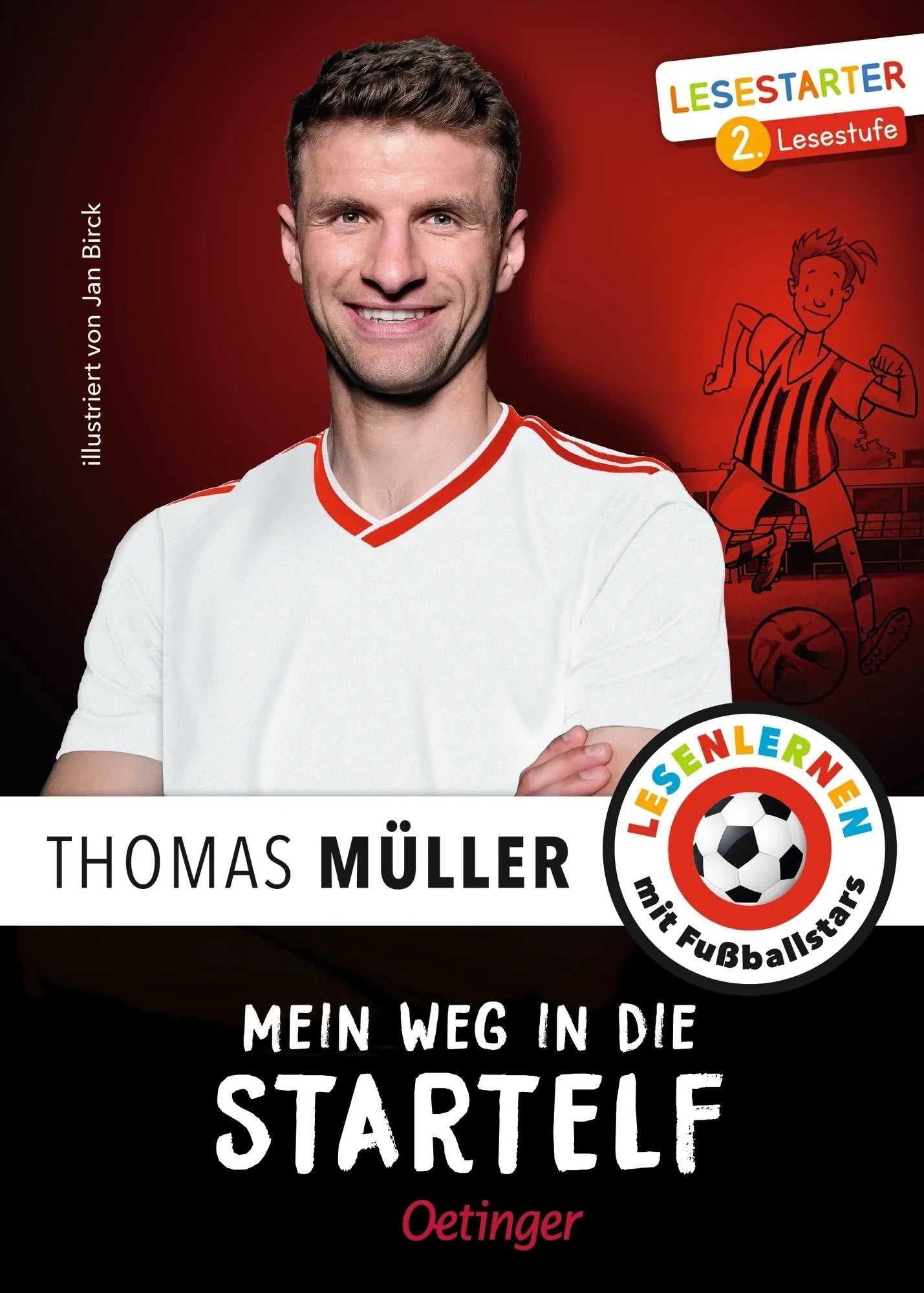 Buchcover von 'Mein Weg in die Startelf' - Gebundene Ausgabe von Thomas Müller