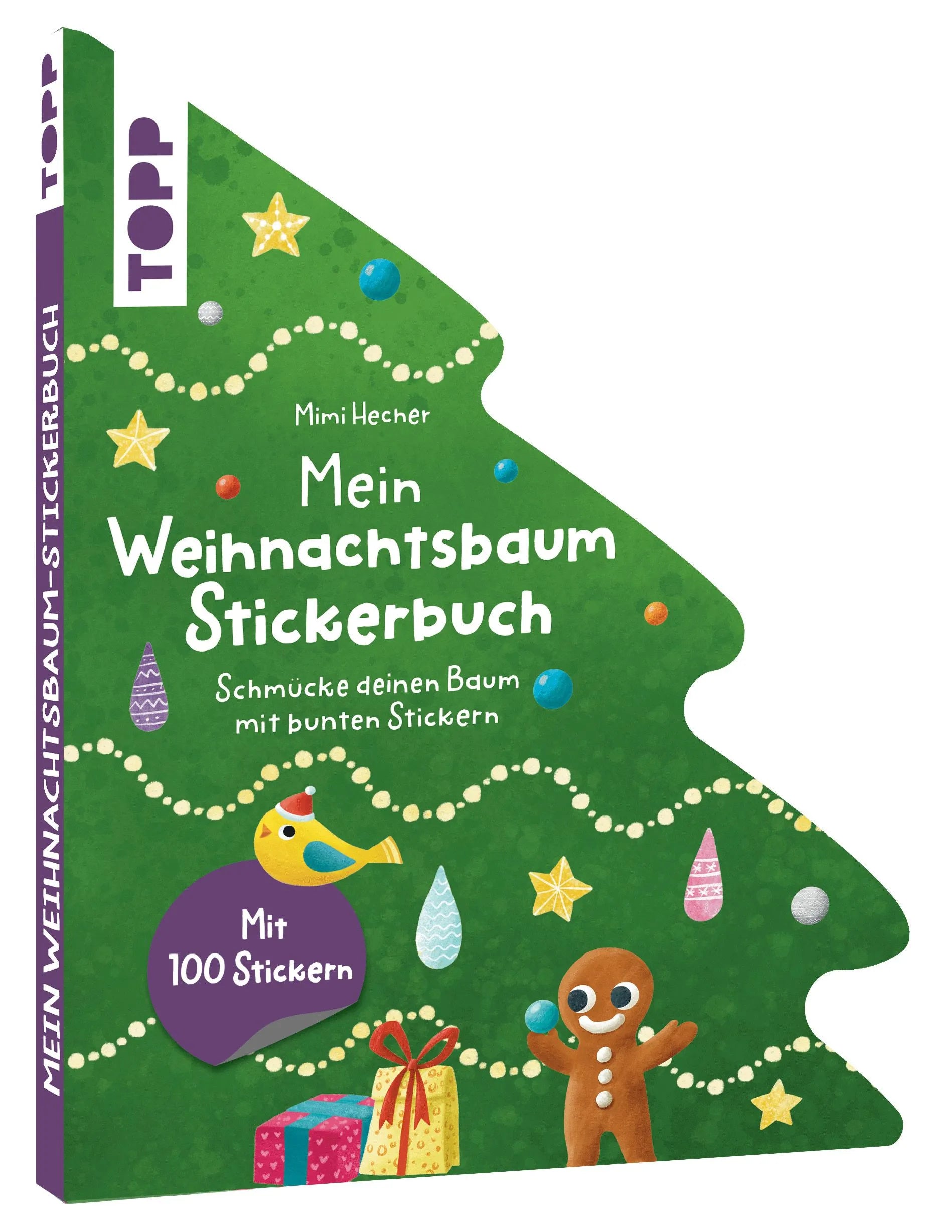 Cover: Mein Weihnachtsbaum Stickerbuch (Hardcover) von Mimi Hecher
