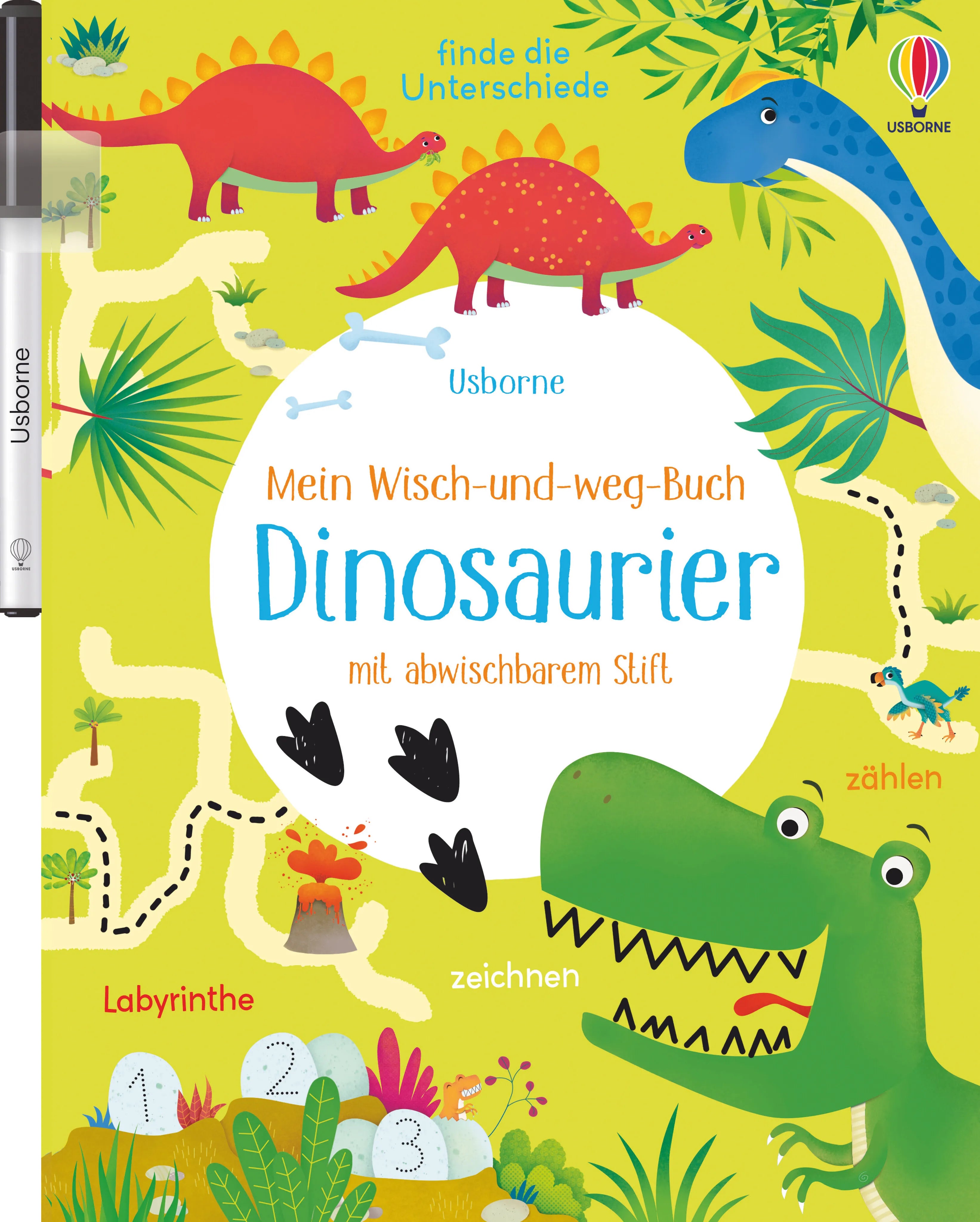 Buchcover von 'Mein Wisch-und-weg-Buch: Dinosaurier' - Taschenbuch von Kirsteen Robson