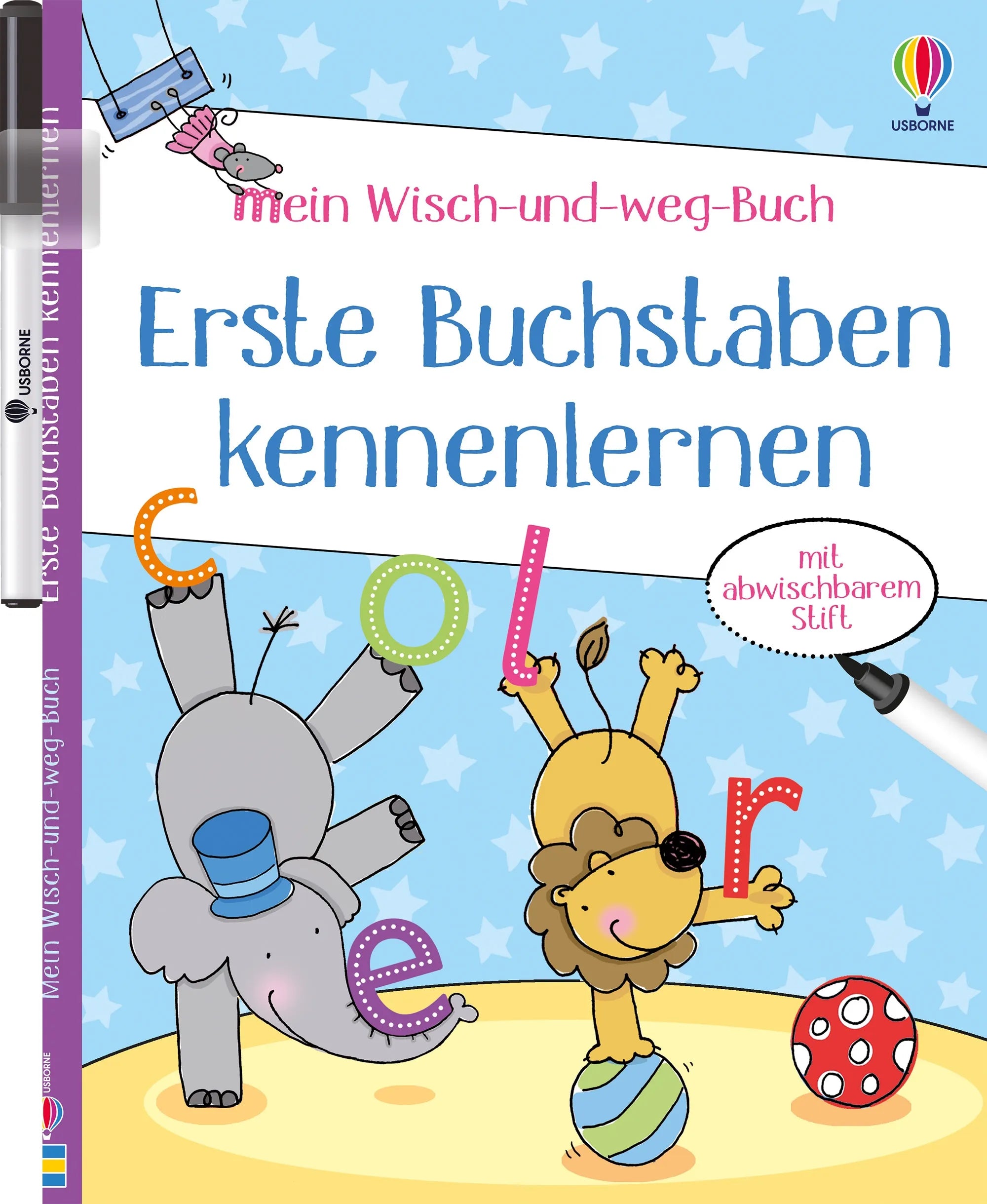 Cover: Mein Wisch-und-weg-Buch: Erste Buchstaben kennenlernen (Taschenbuch) von Jessica Greenwell