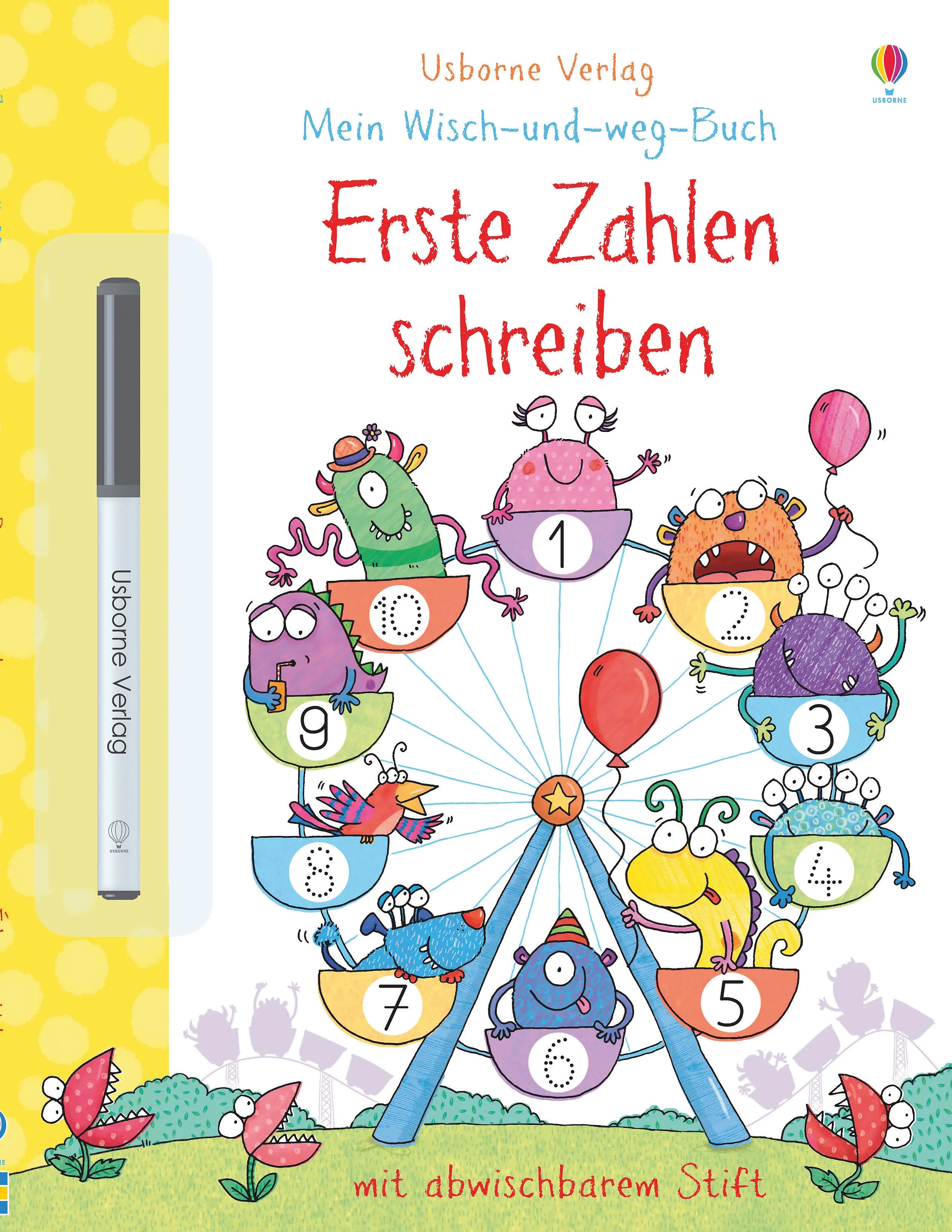Buchcover von 'Mein Wisch-und-weg-Buch: Erste Zahlen schreiben' - Taschenbuch von Jessica Greenwell