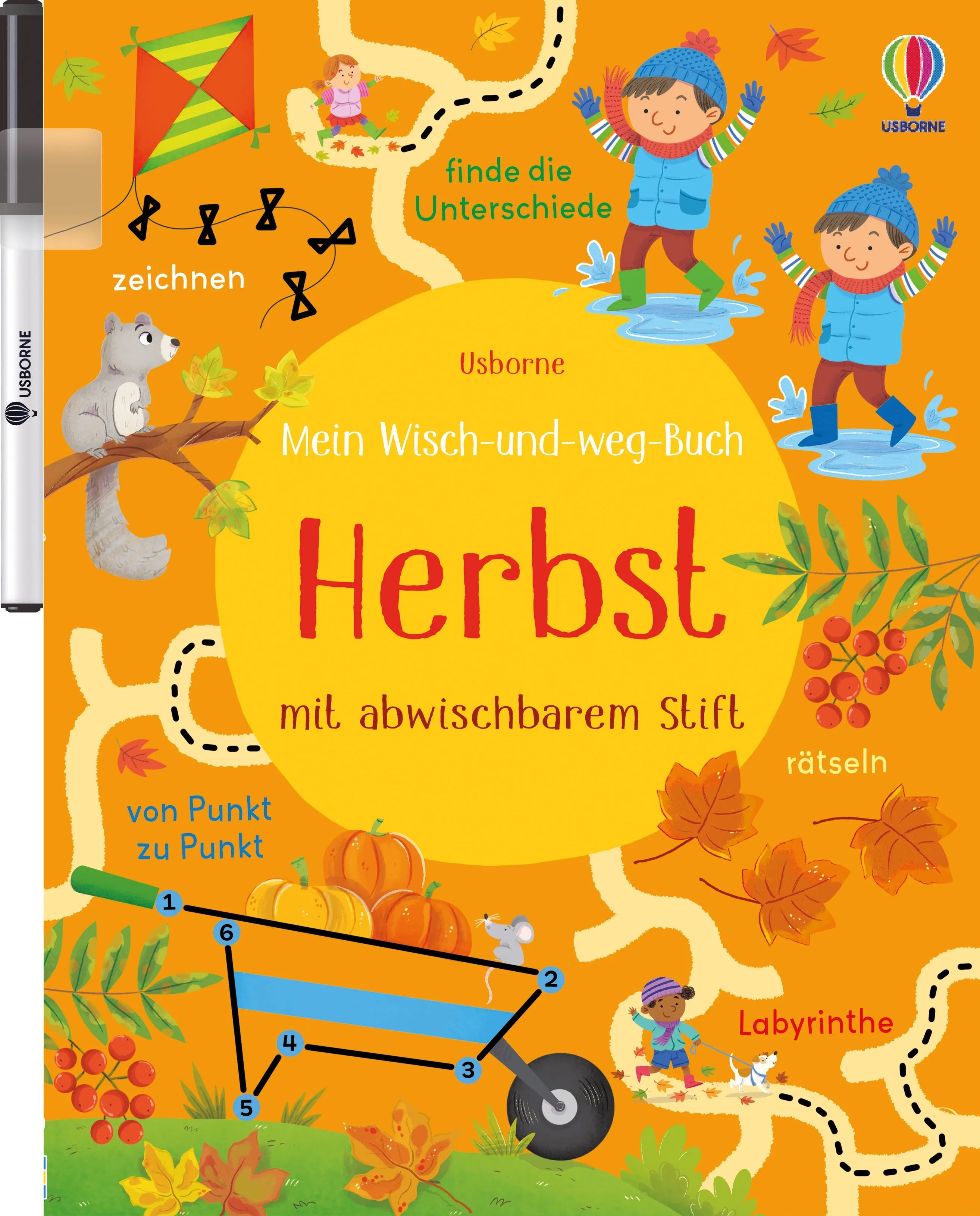 Buchcover von 'Mein Wisch-und-weg-Buch: Herbst' - Taschenbuch von Kirsteen Robson