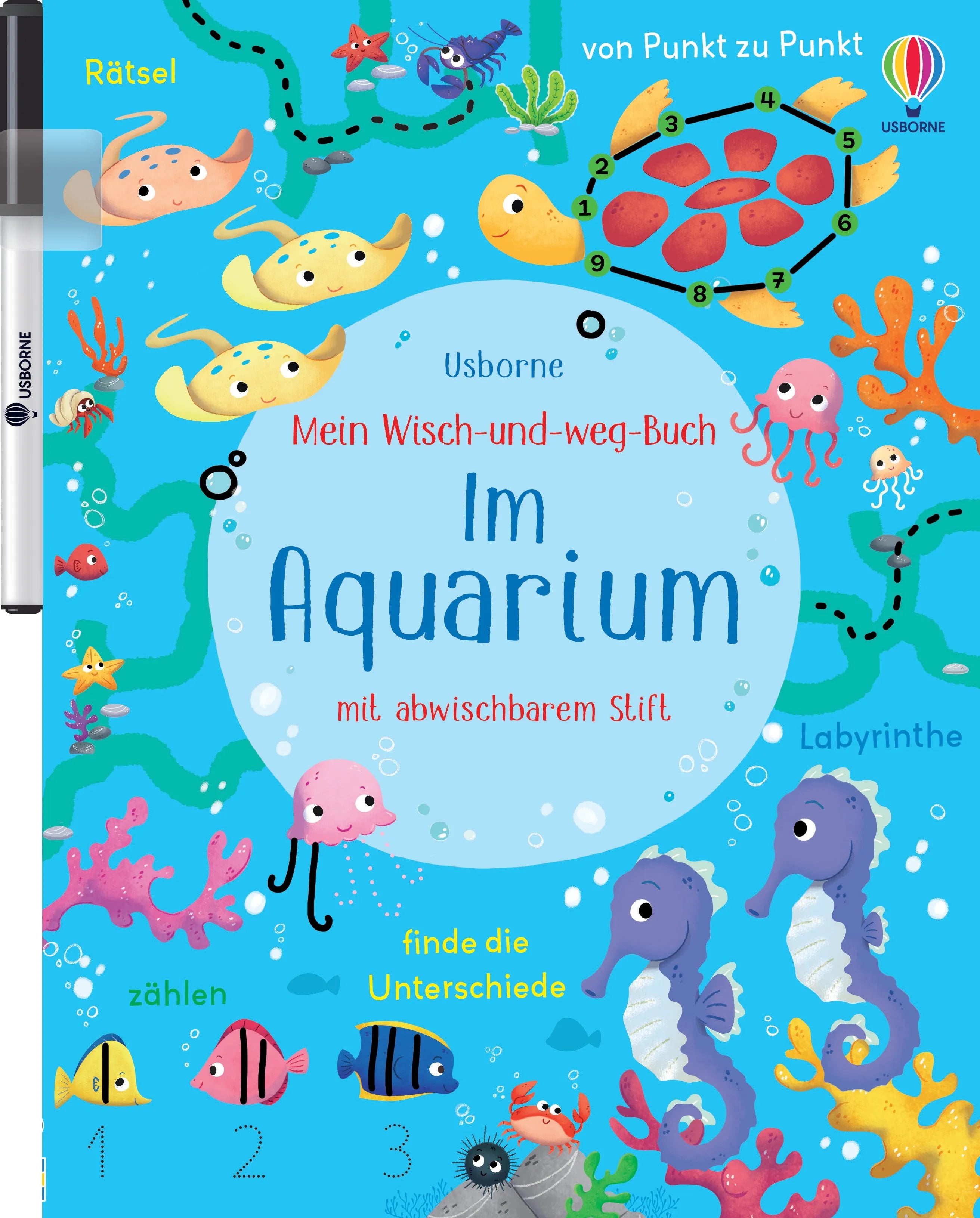 Buchcover von 'Mein Wisch-und-weg-Buch: Im Aquarium' - Taschenbuch von Kirsteen Robson