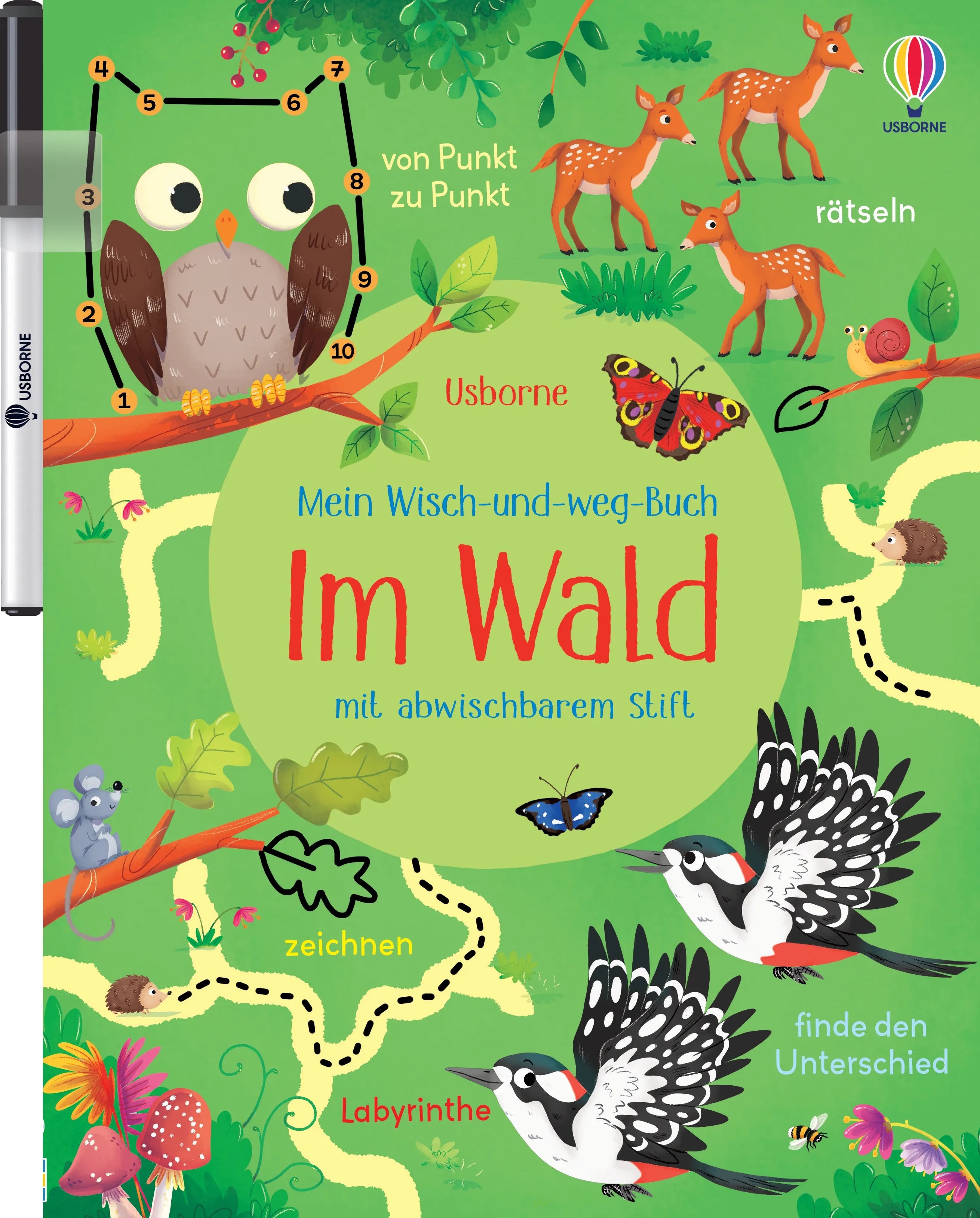 Buchcover von 'Mein Wisch-und-weg-Buch: Im Wald' - Taschenbuch von Kirsteen Robson