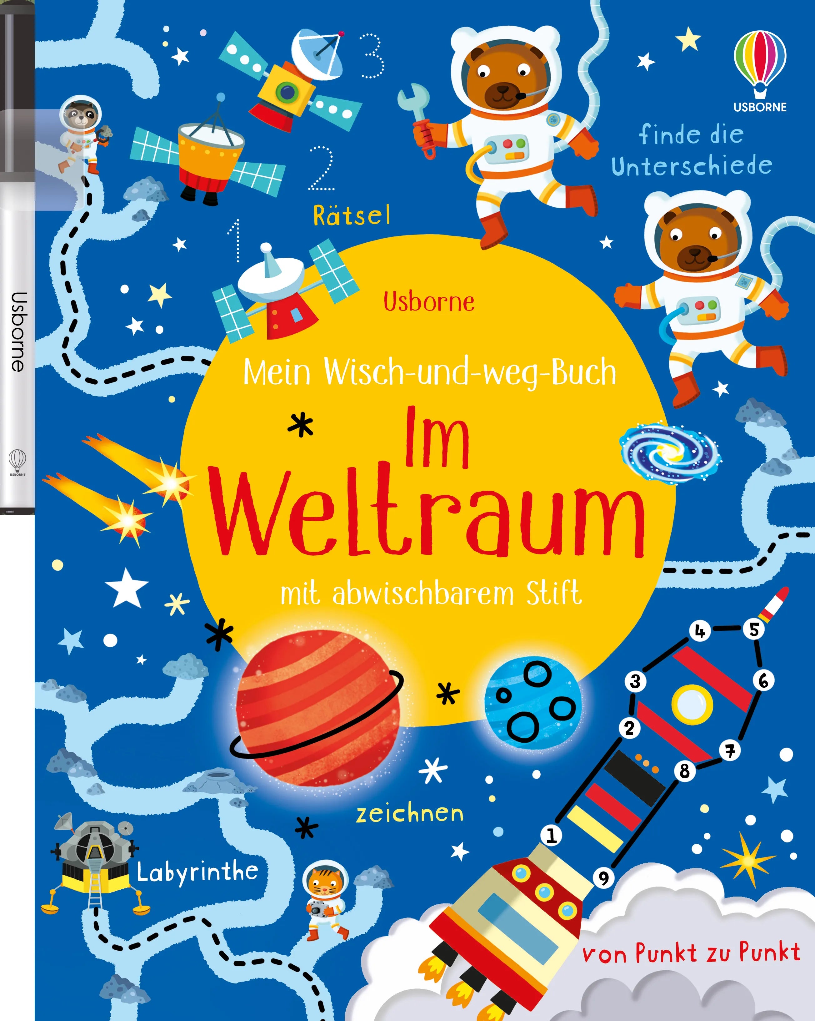 Buchcover von 'Mein Wisch-und-weg-Buch: Im Weltraum' - Taschenbuch von Kirsteen Robson